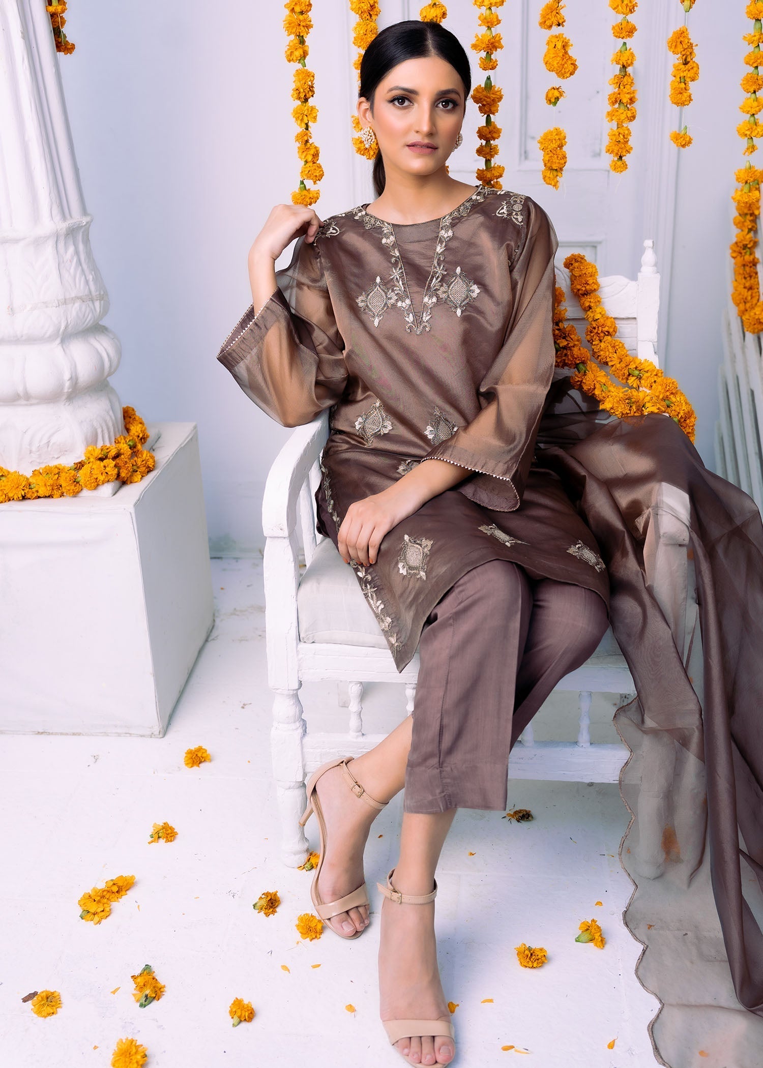 Pirzada Shaheryar Khan COPPER HAZE Women 3pcs