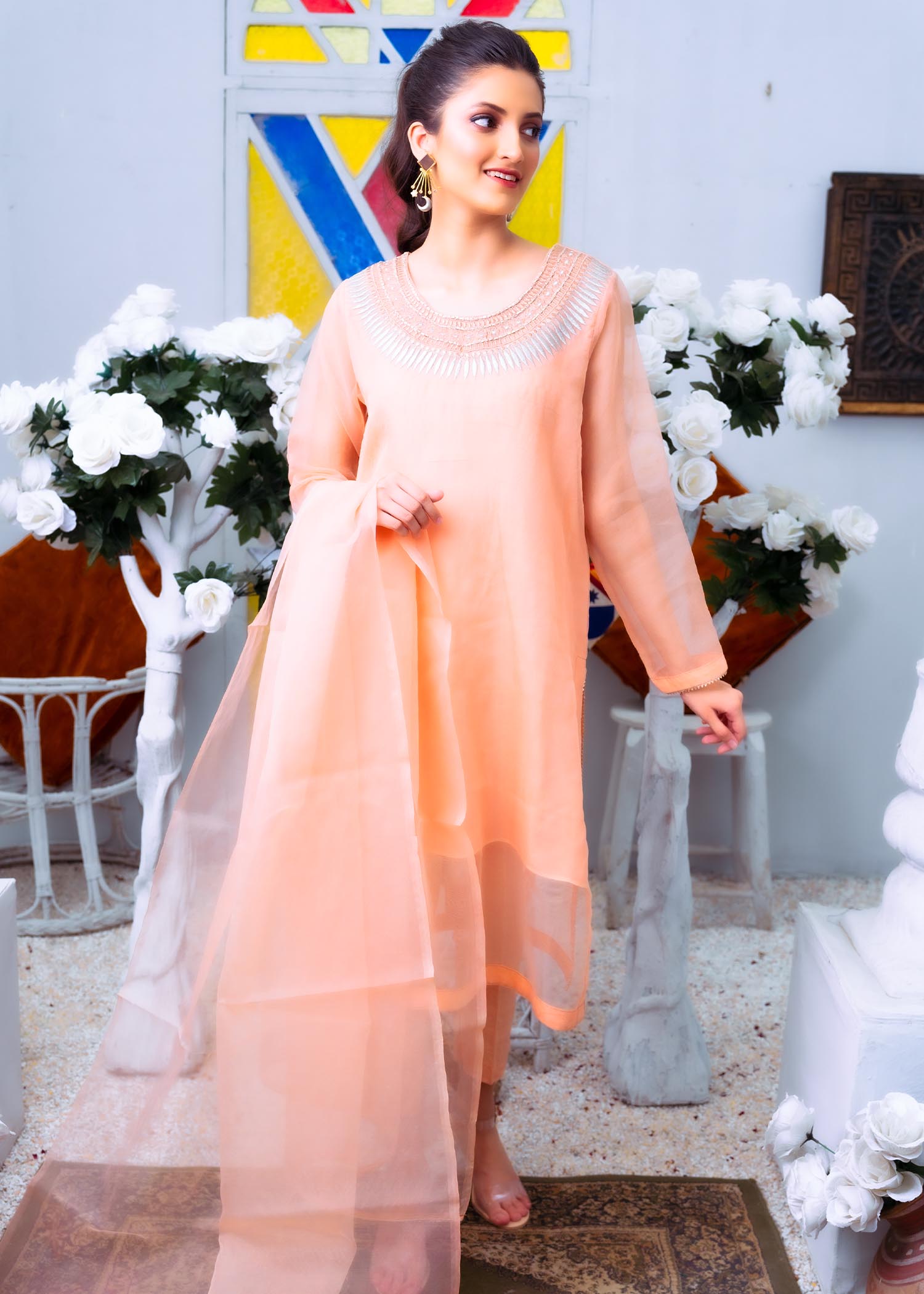 Pirzada Shaheryar Khan PEACHY PUFF Women 4pcs