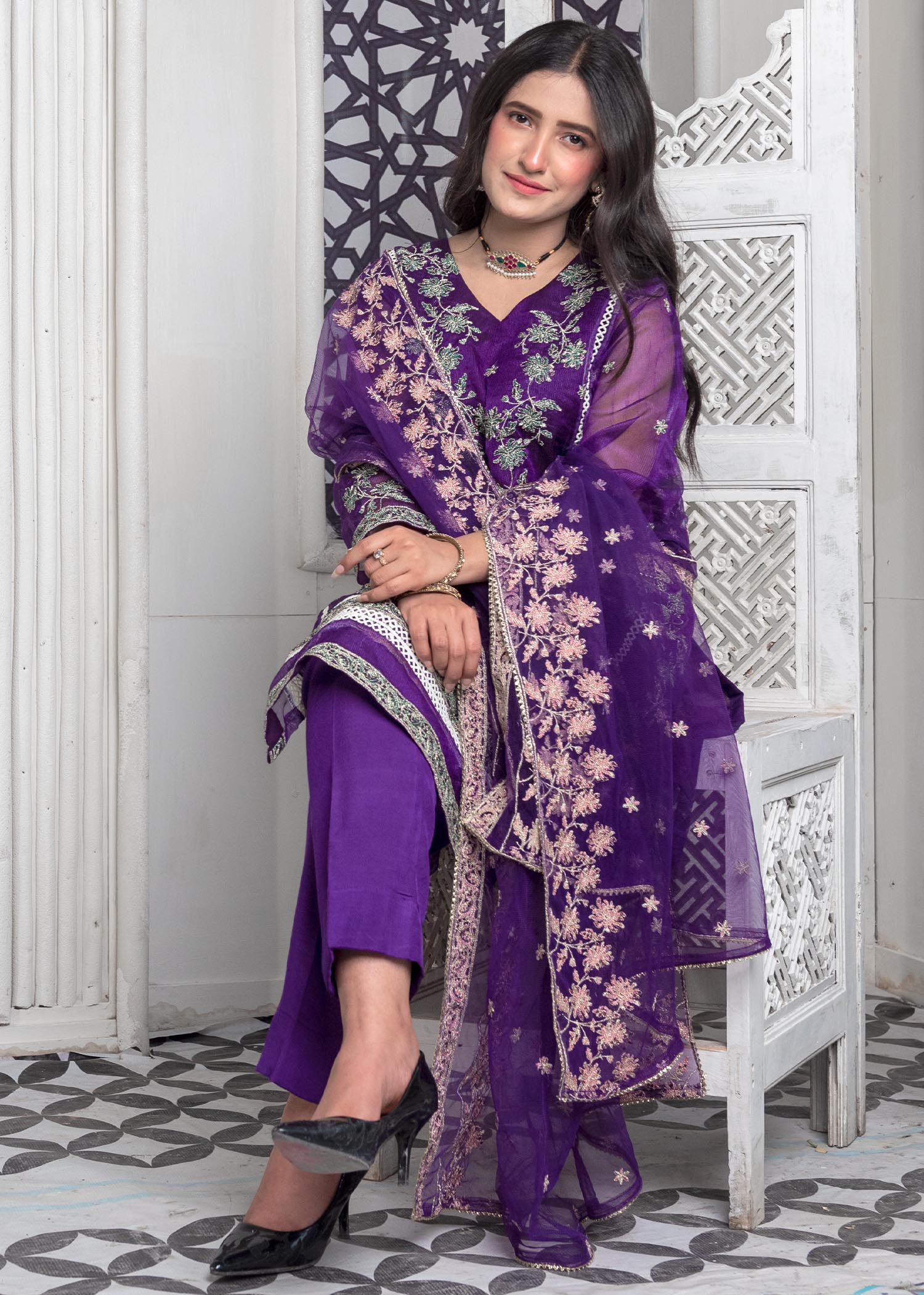 A&J Urooj 1 Women 3pcs