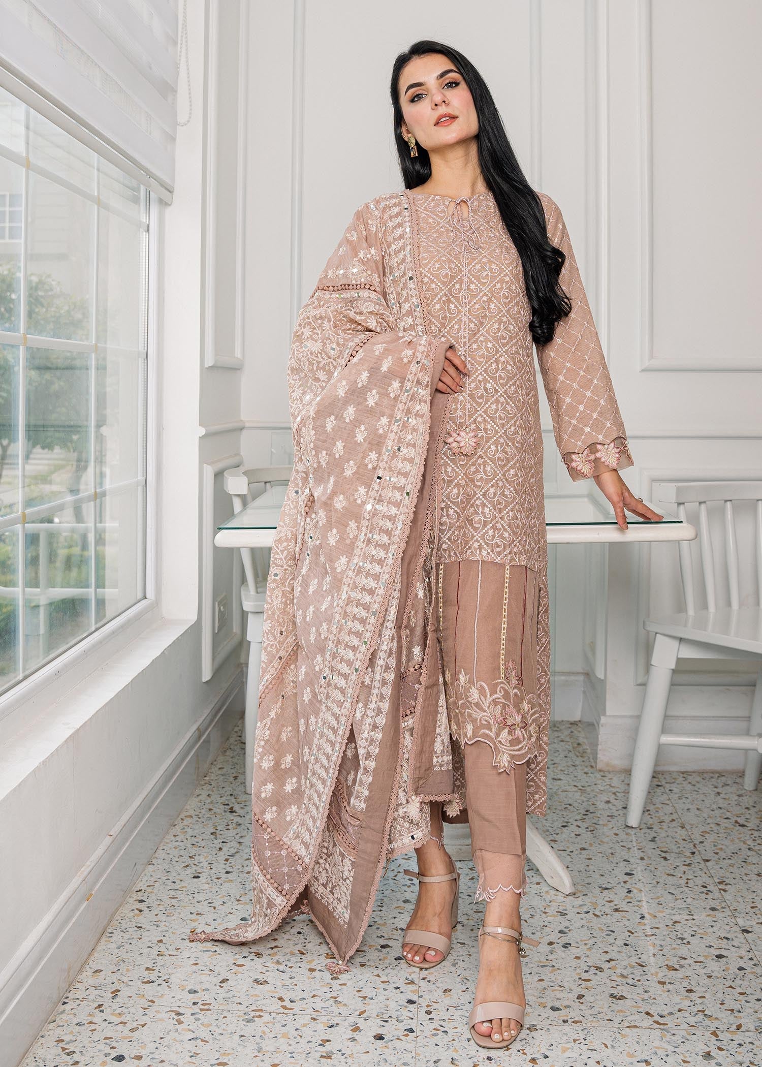 Rang-e-Haya Wilbur (Clay Beige) Women 4pcs