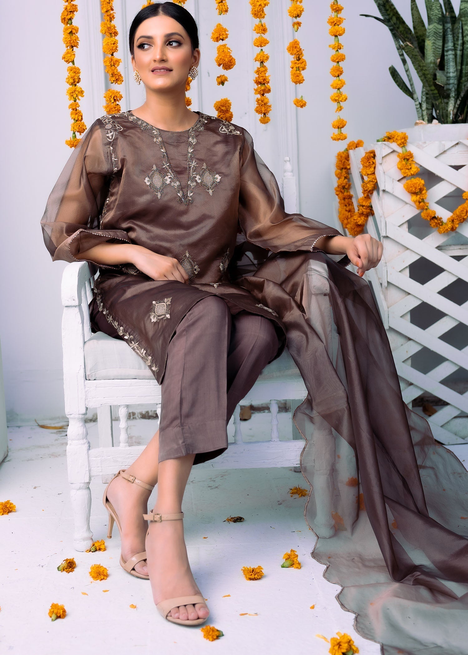 Pirzada Shaheryar Khan COPPER HAZE Women 3pcs