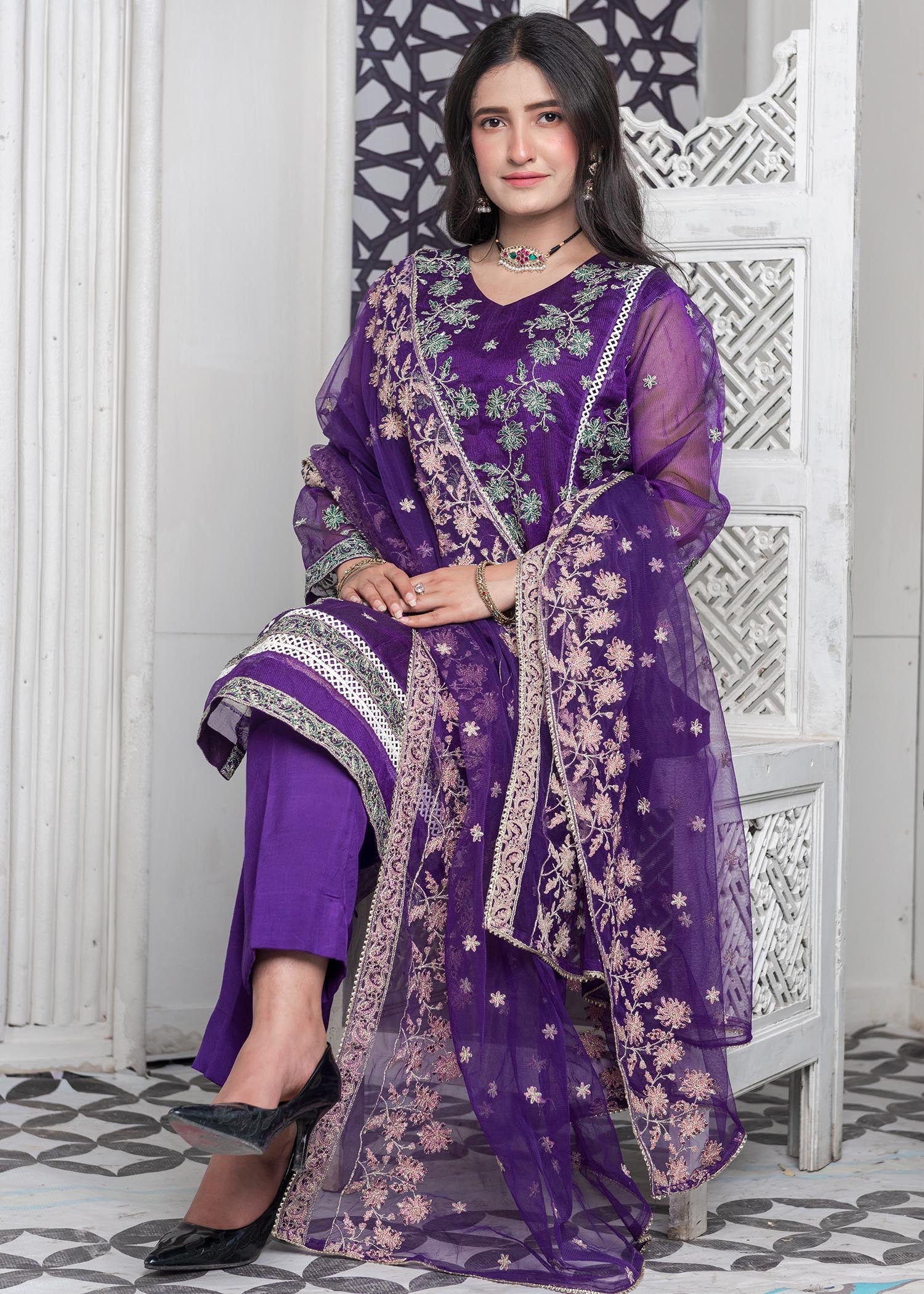 A&J Urooj 1 Women 3pcs