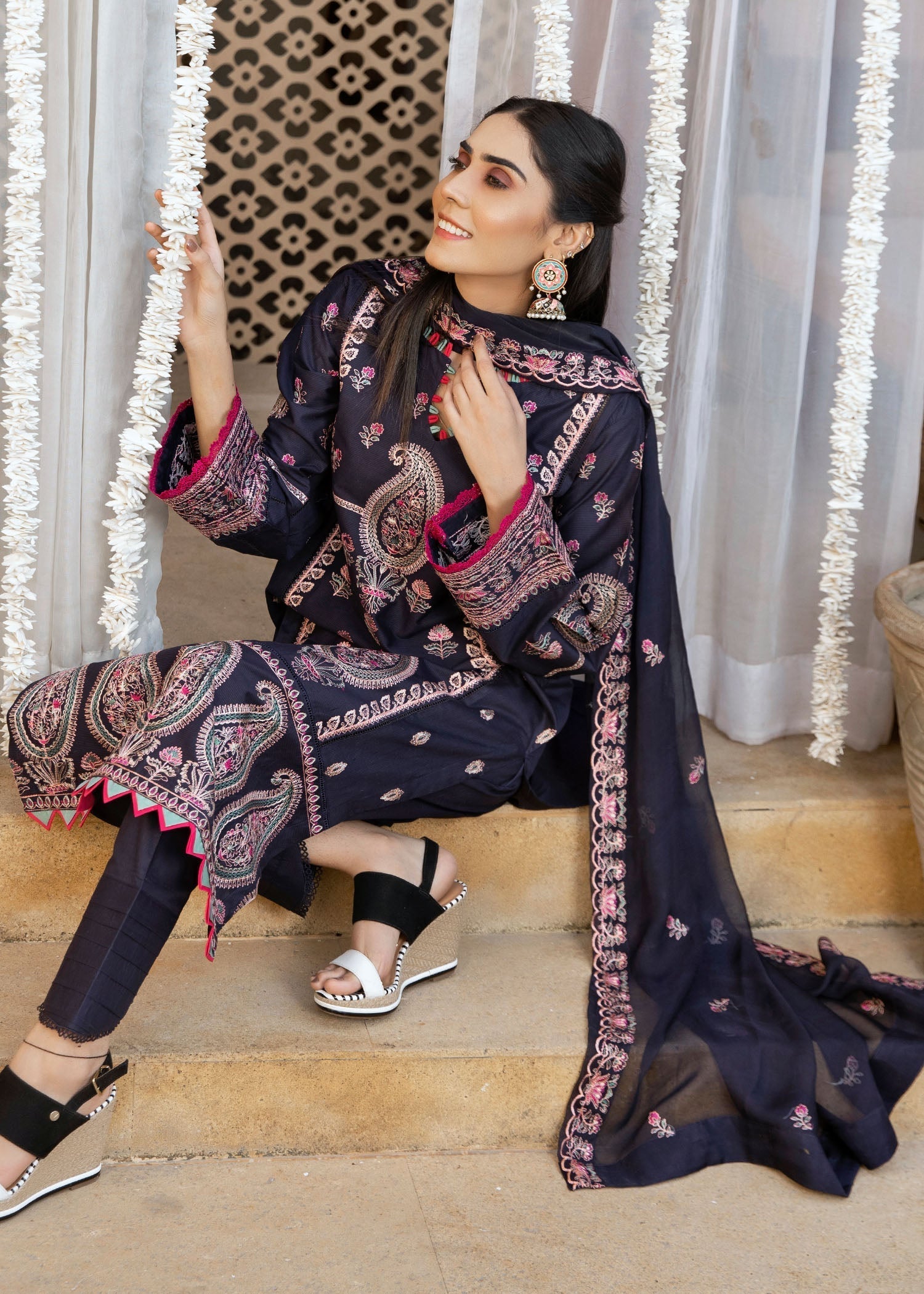 Zoya & Zaha Dark Blue Women 3pcs