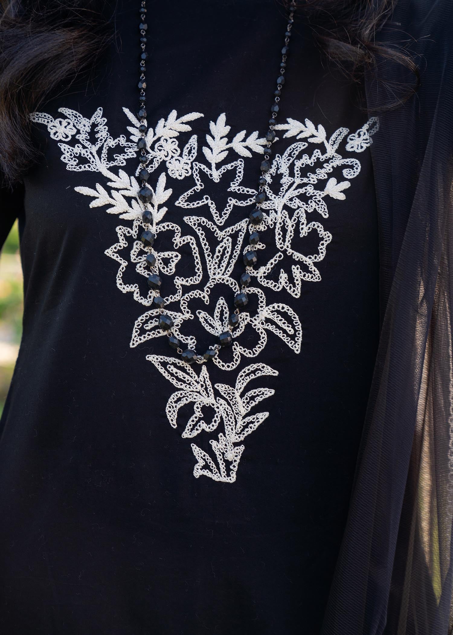 Khuda Baksh Creations Amber (S 119 Black) Women 4pcs