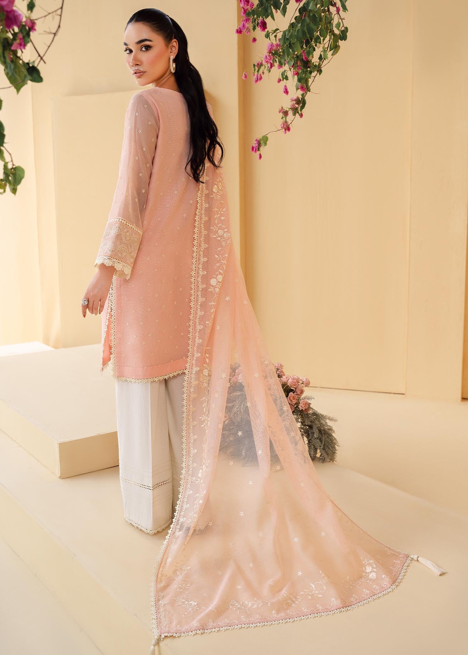 Rang-e-Haya Ayla (Pink) Women 4pcs