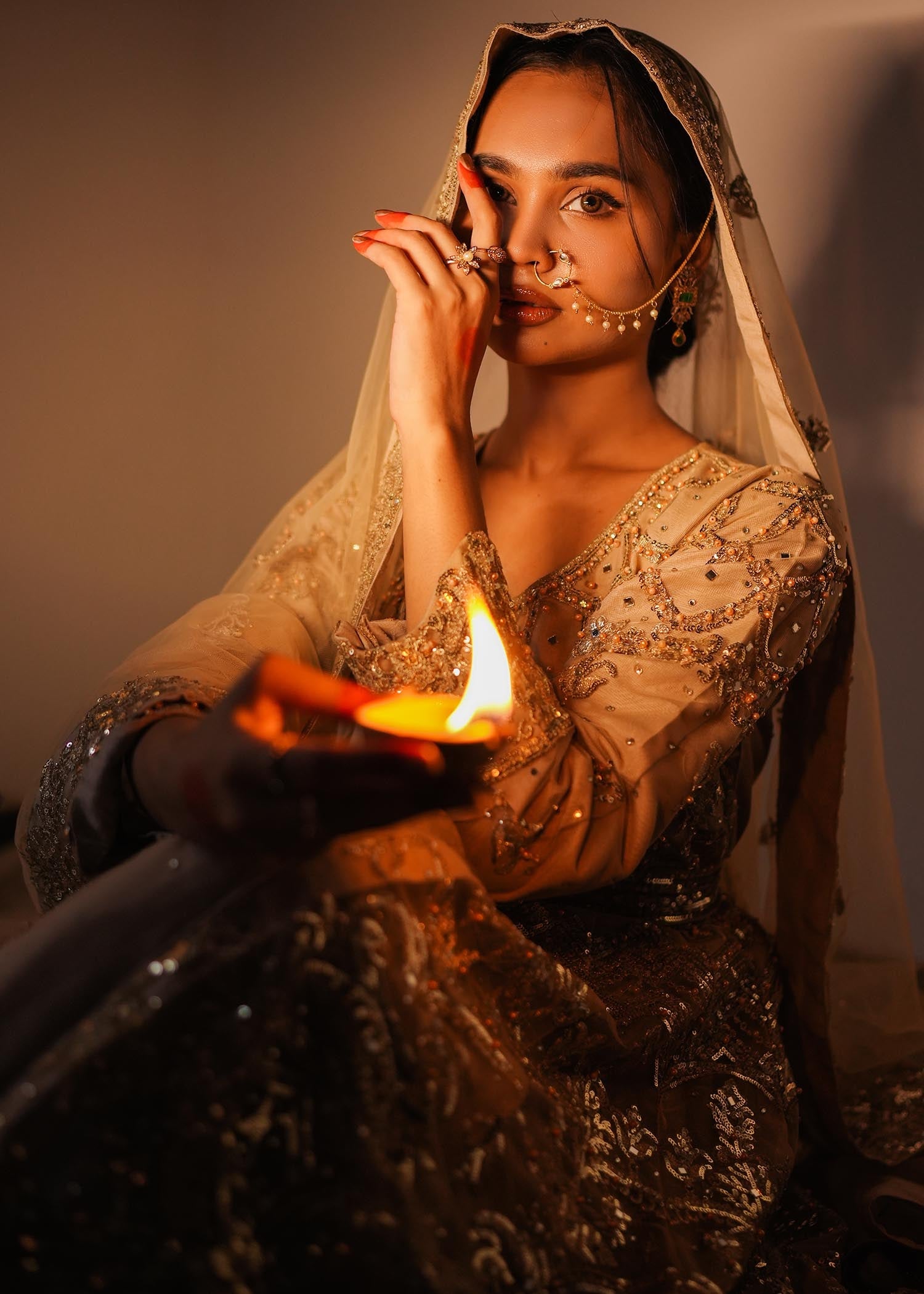 Haseens Official Nashmia Women 4pcs