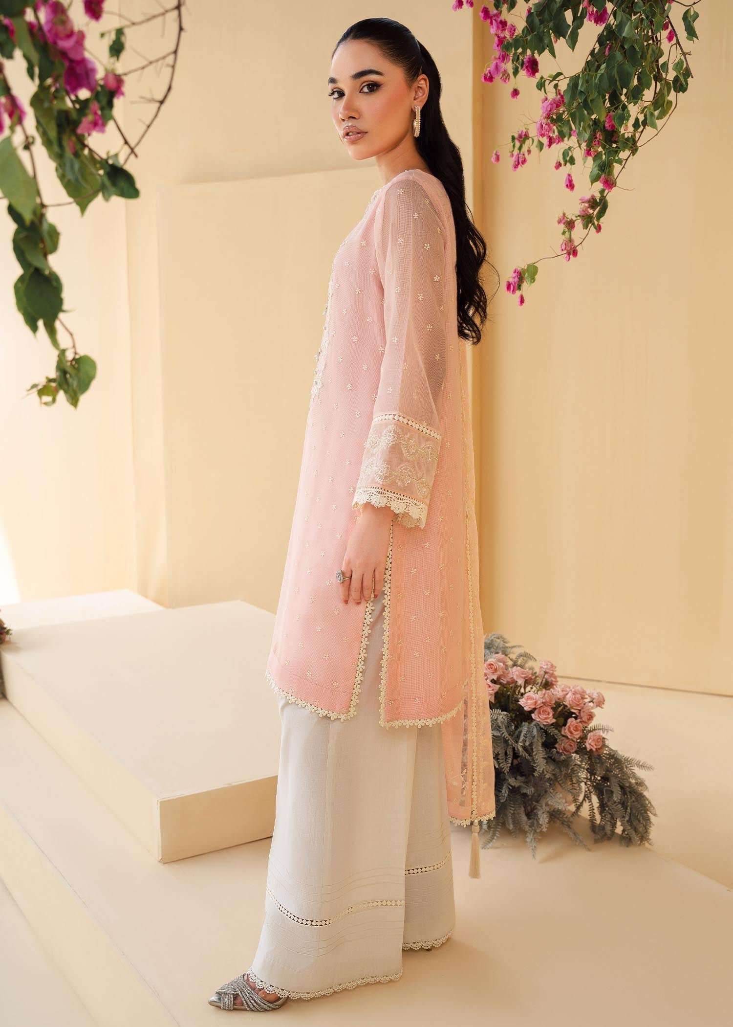 Rang-e-Haya Ayla (Pink) Women 4pcs