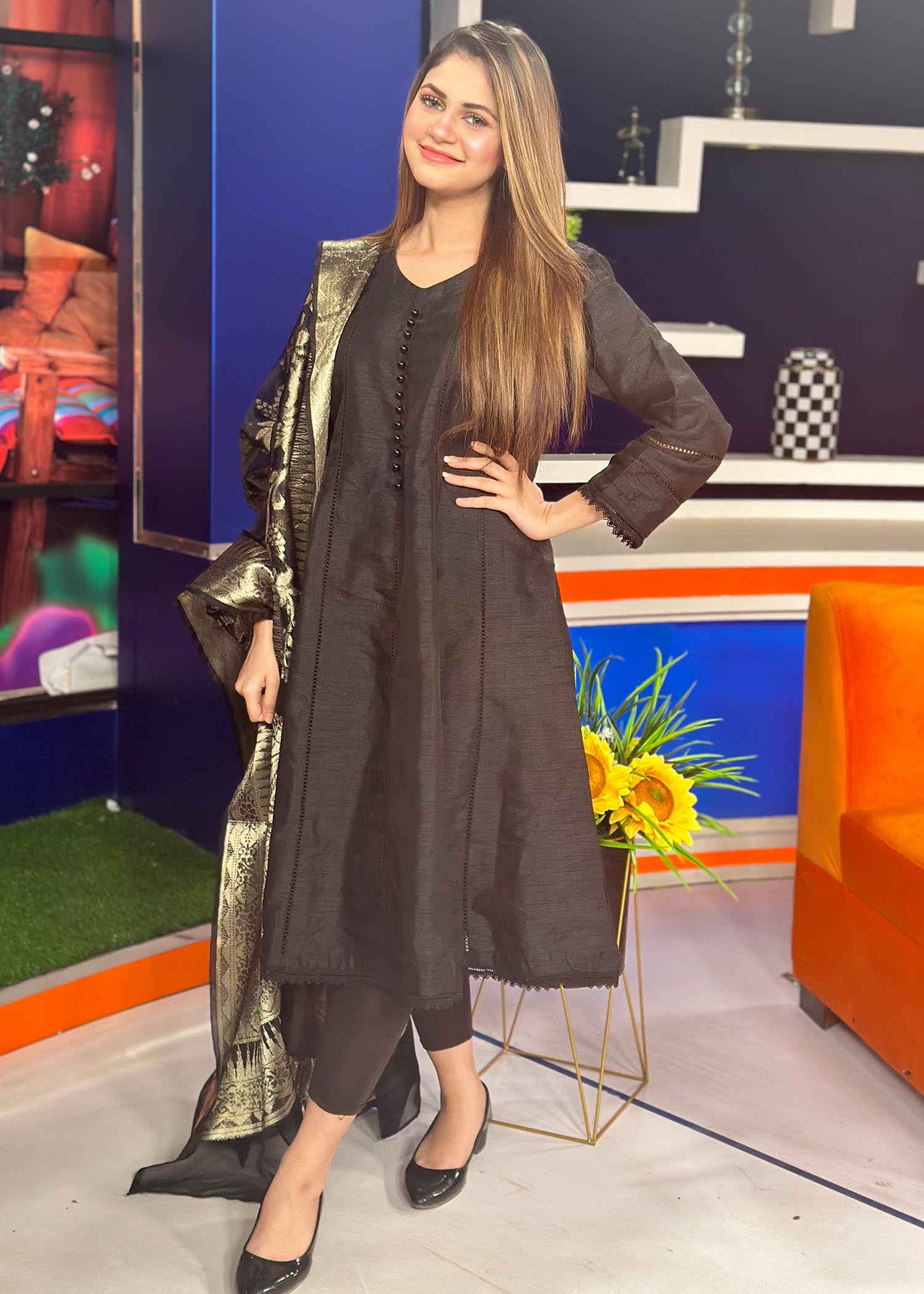 Four Season Boutique Kasheesh black Women 3pcs