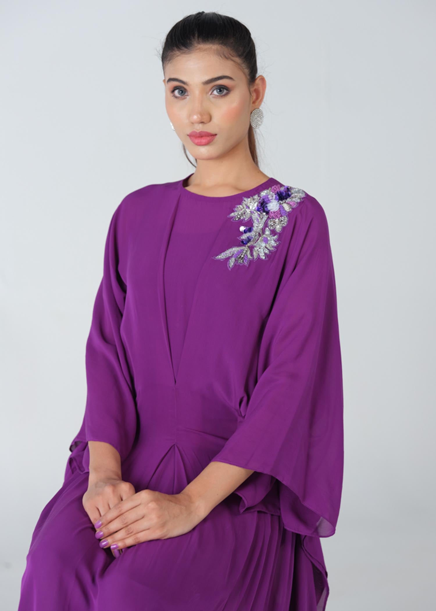 Fatima Salamat Belle Purple Women 1pcs