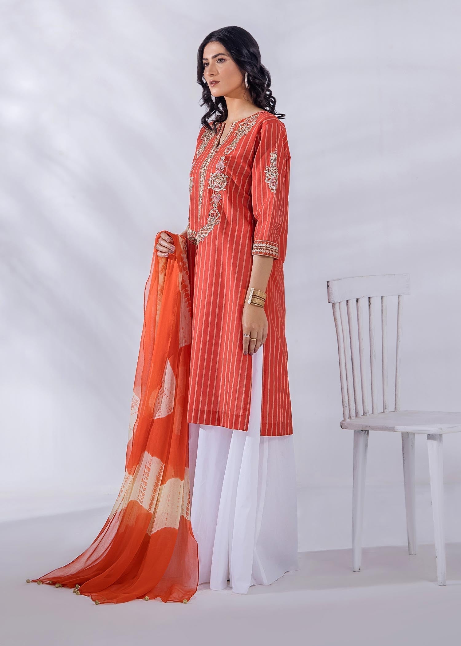 Malook Aliana Rust Women 1pcs