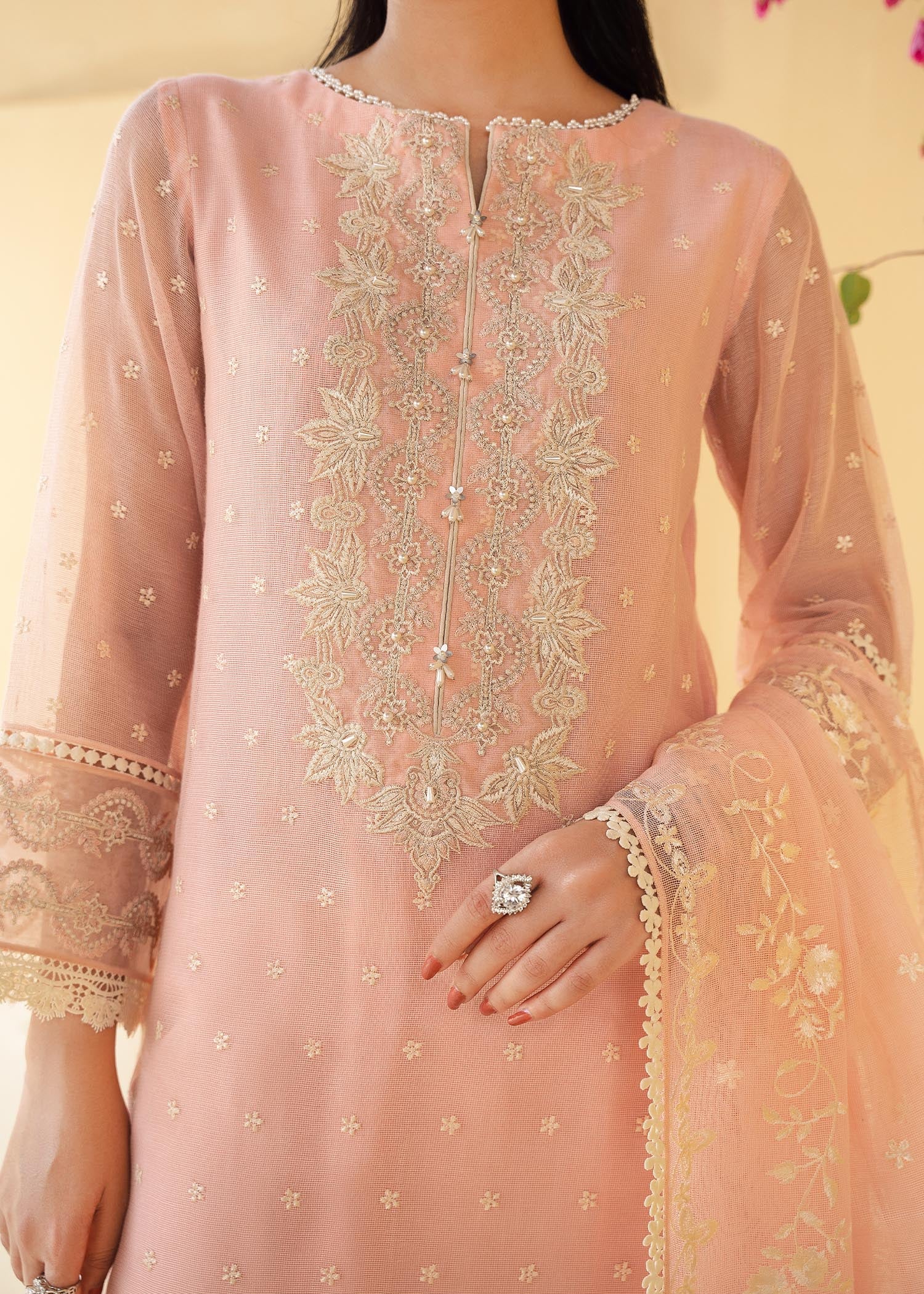 Rang-e-Haya Ayla (Pink) Women 4pcs