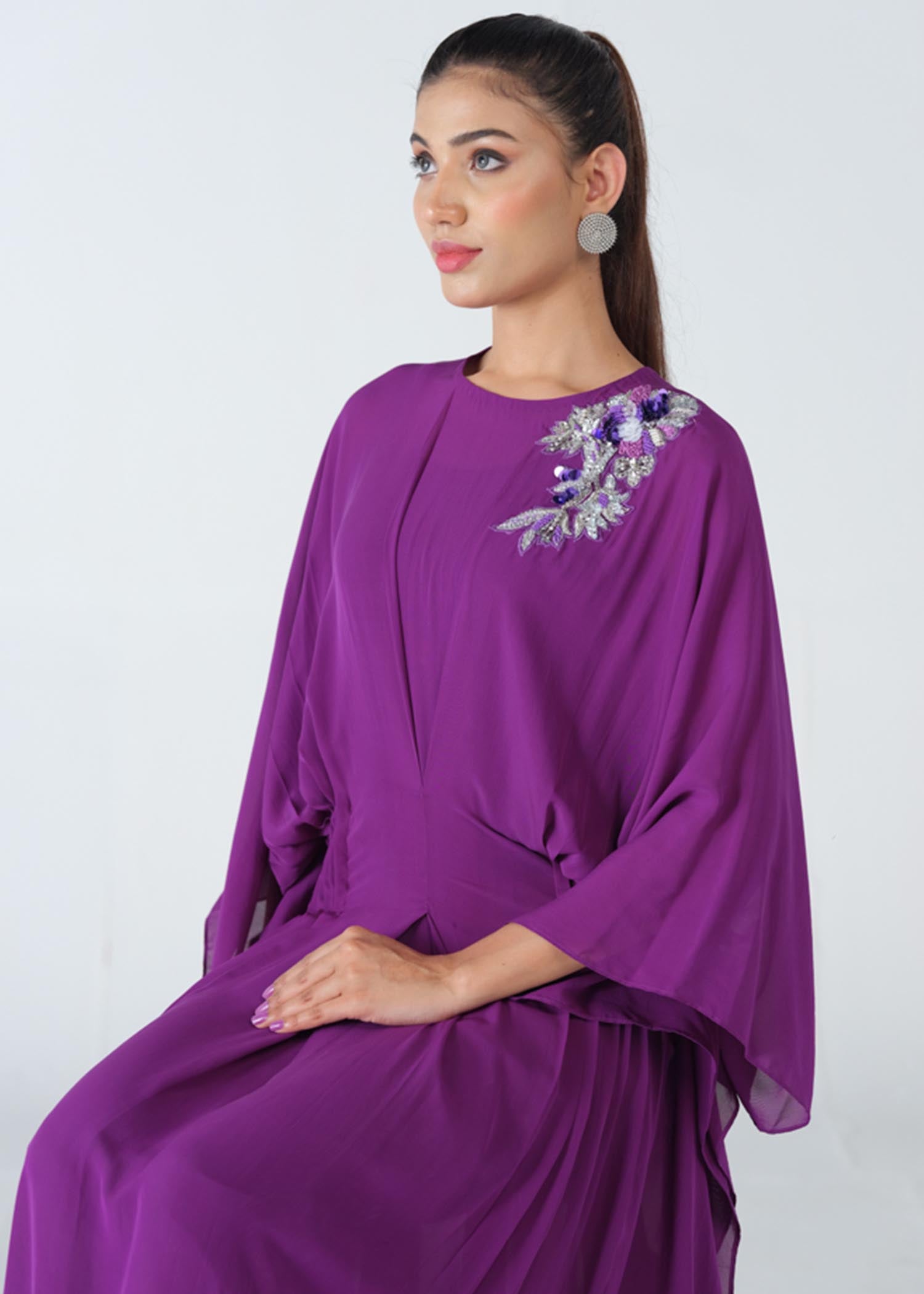 Fatima Salamat Belle Purple Women 1pcs