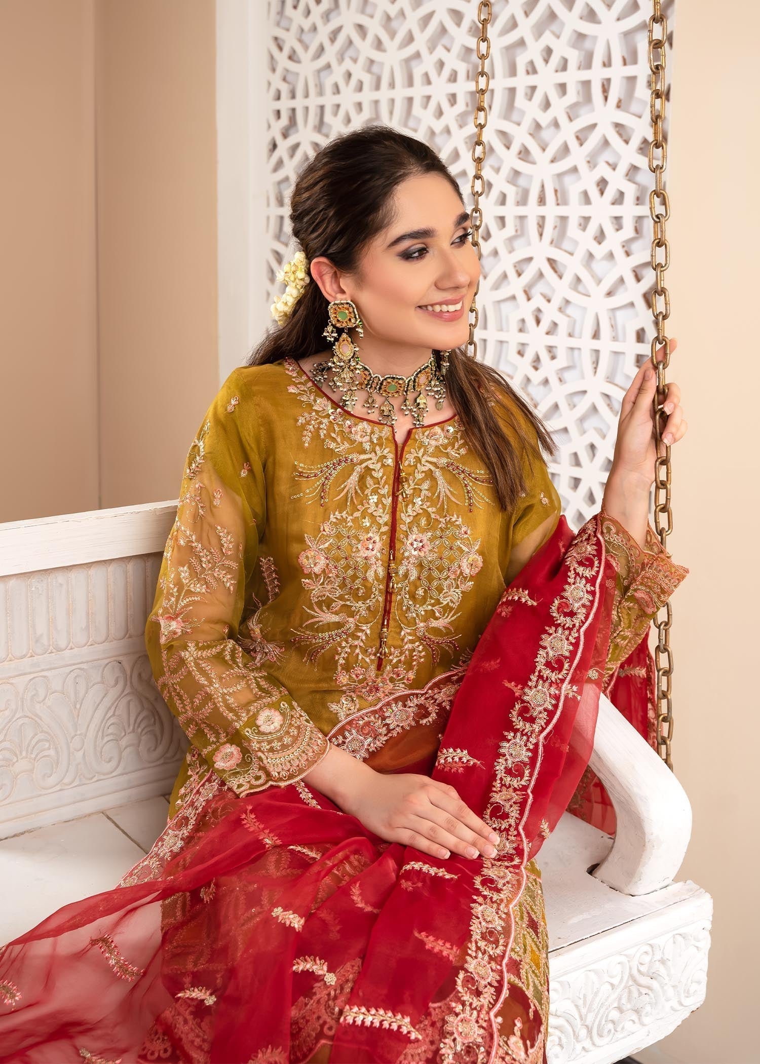 Zebaye US490 A MUSTARD(SB) Women 3pcs