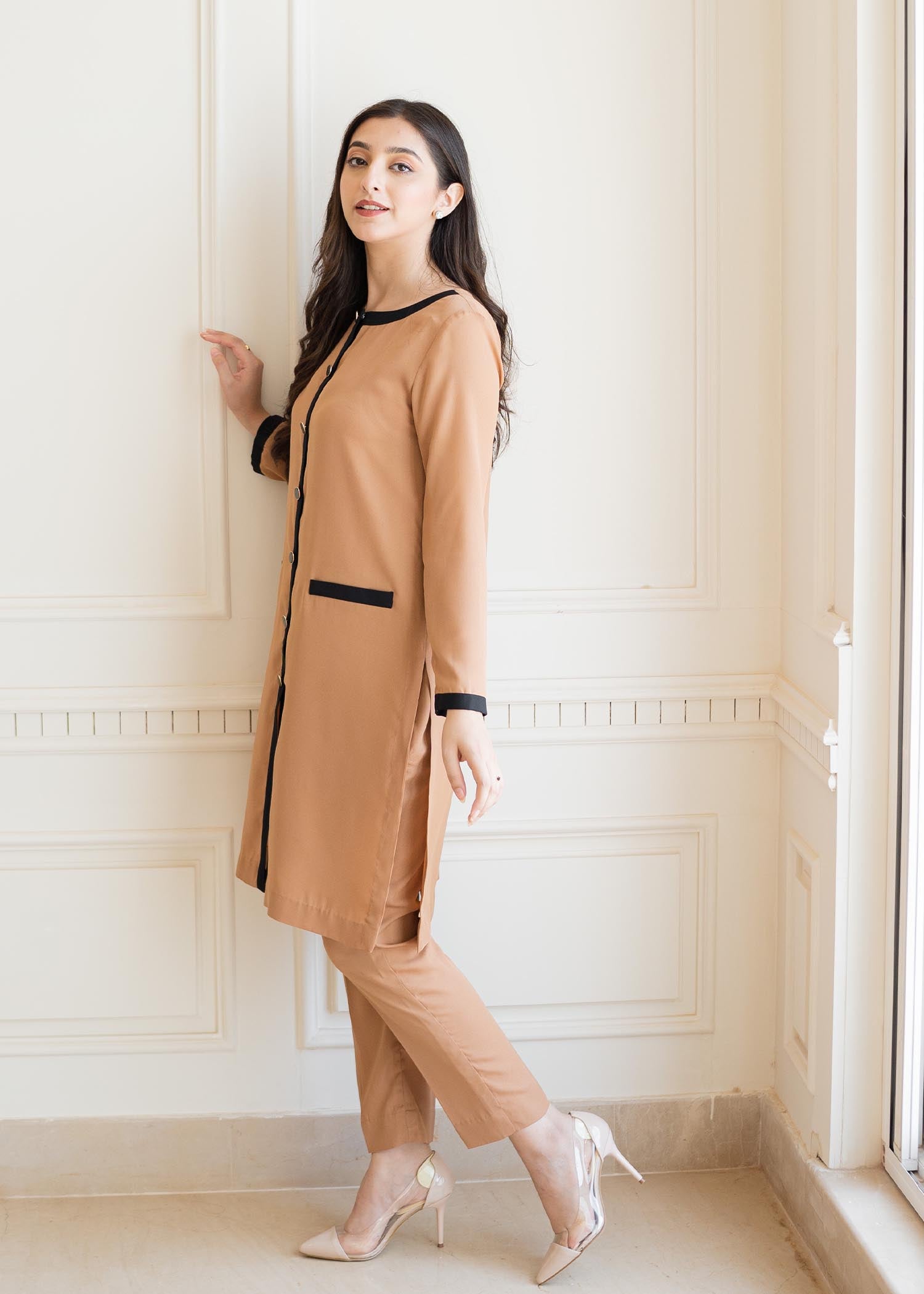 Aisling By Nirmal French Beige Women 2pcs