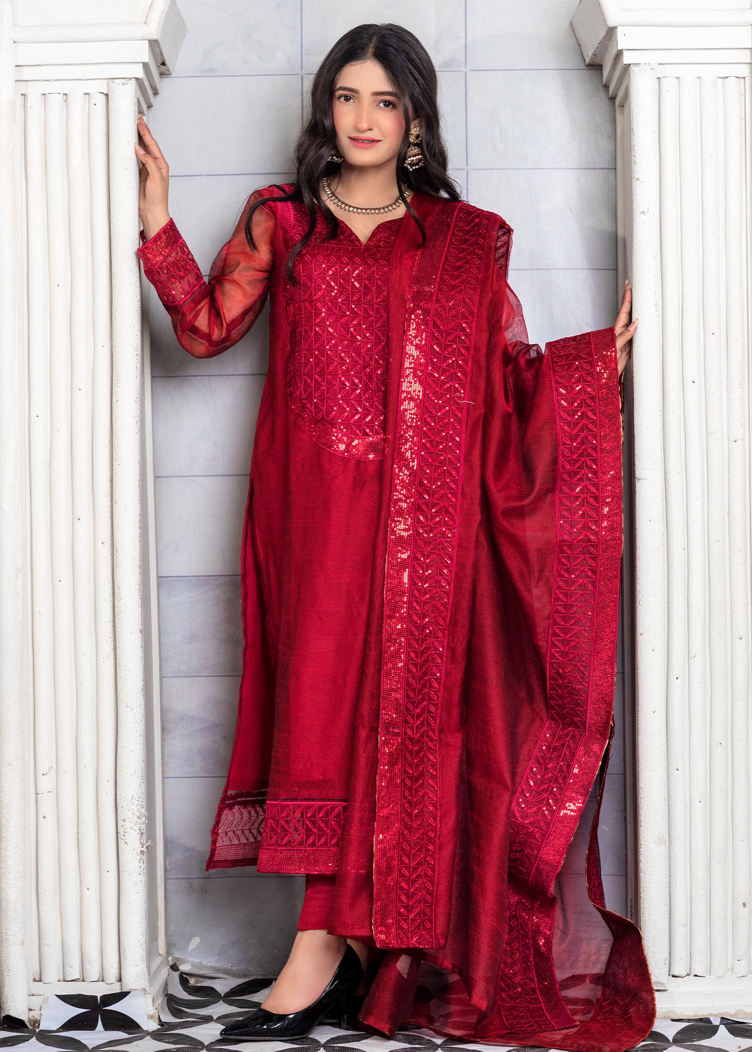 A&J Samreen 2 Women 3pcs