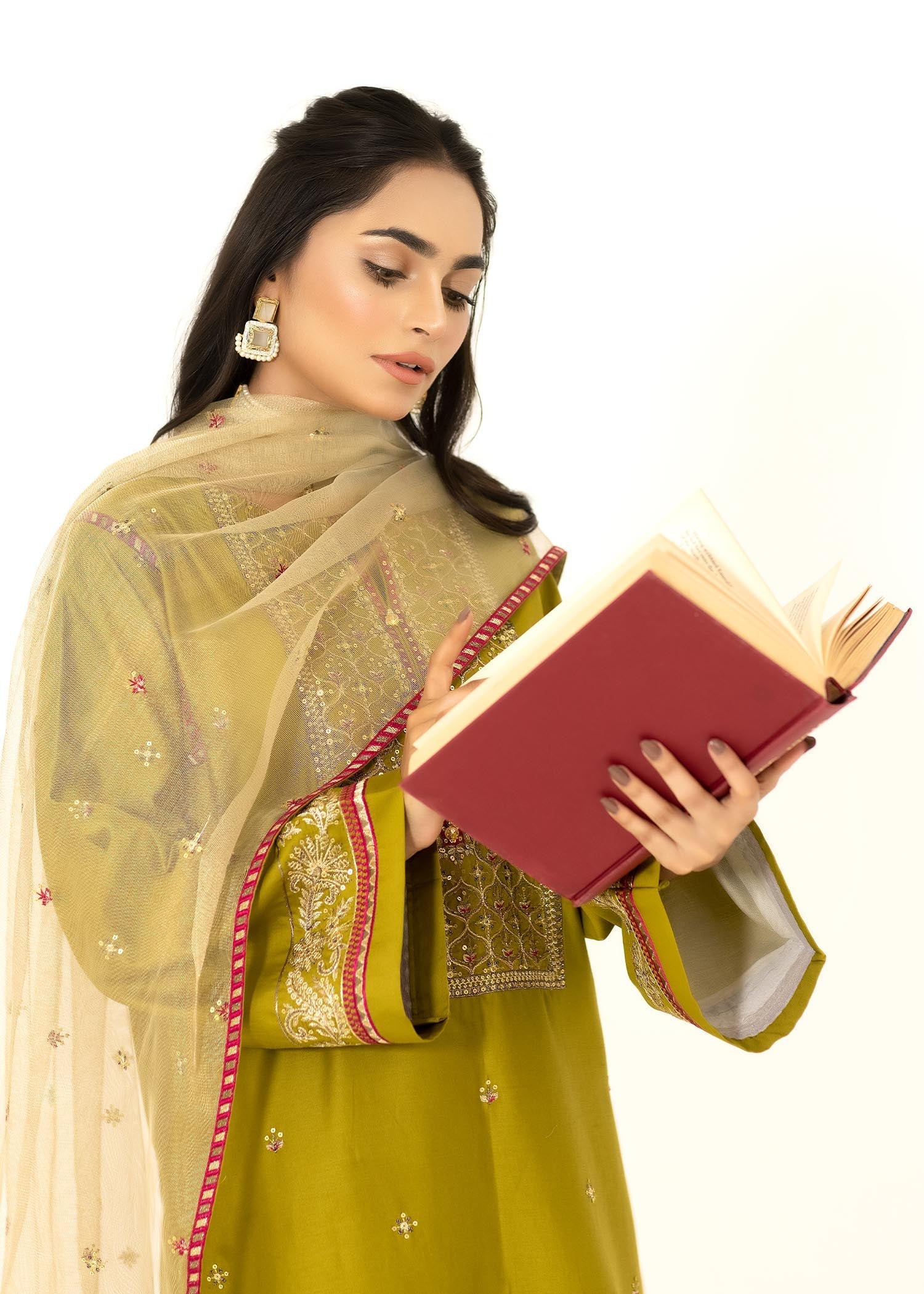 Meem Designs Olive Green Women 3pcs