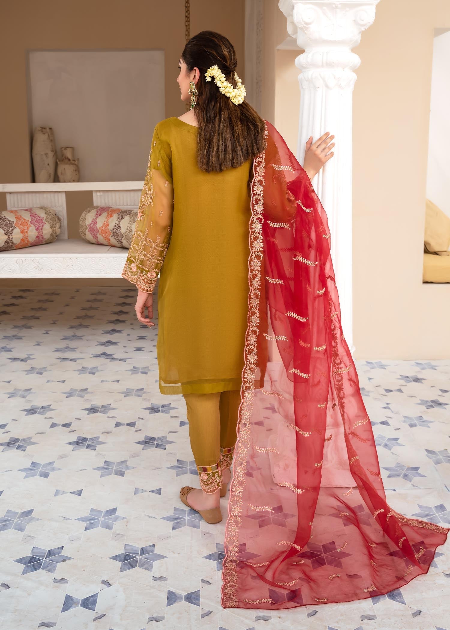 Zebaye US490 A MUSTARD(SB) Women 3pcs