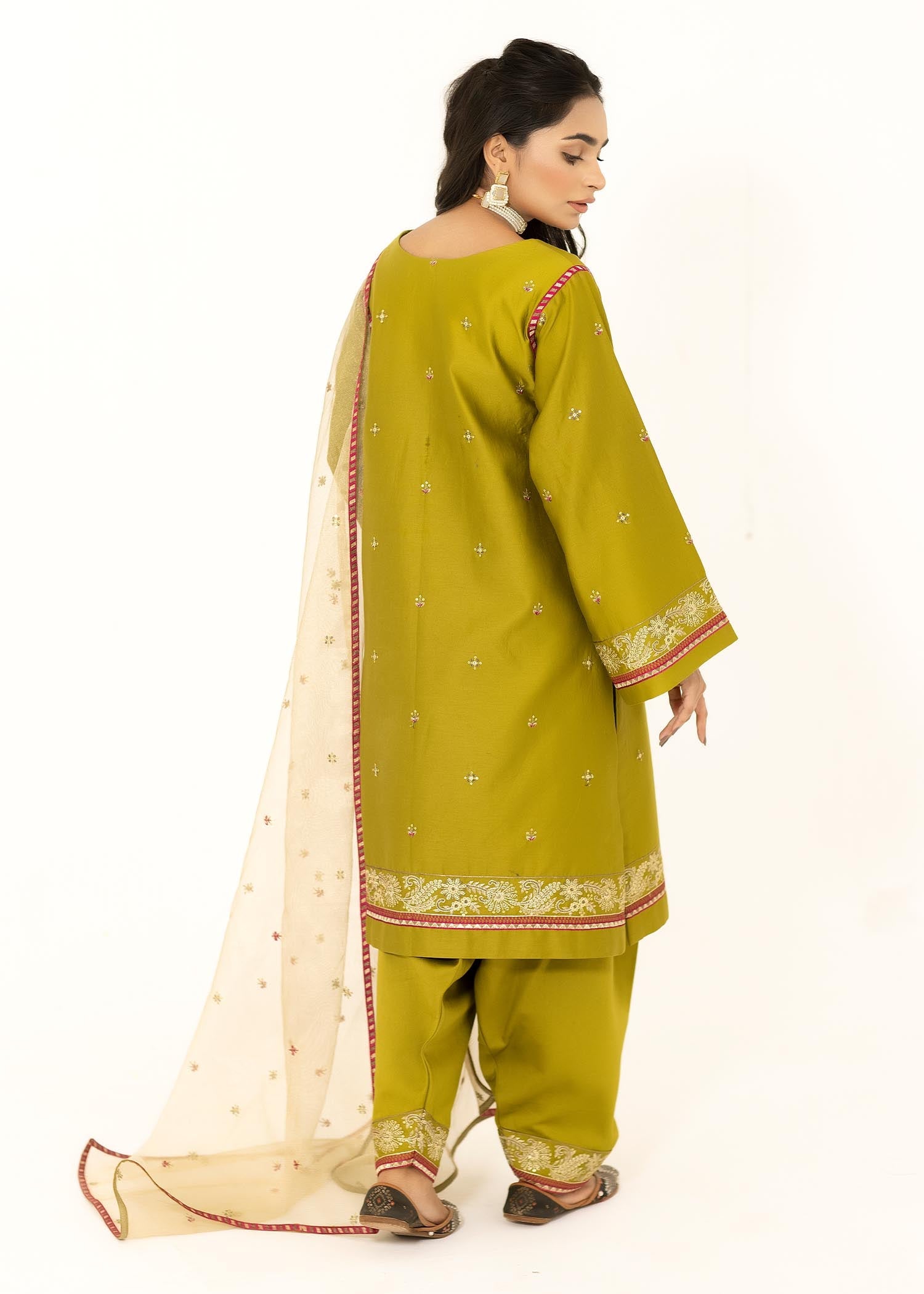 Meem Designs Olive Green Women 3pcs