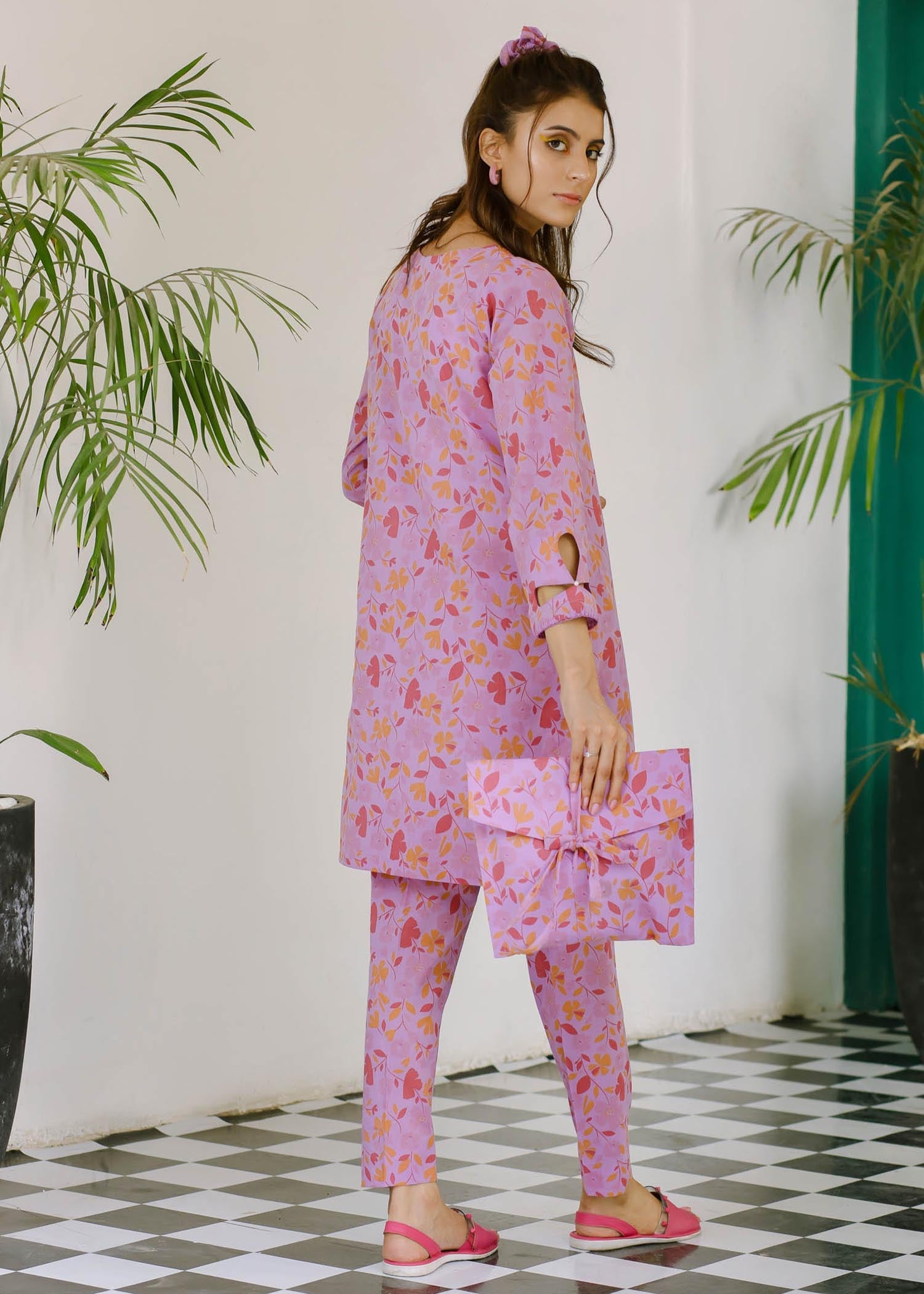 Shades By Abeeha Usman BRIGHT LILAC PRINT Women 2pcs