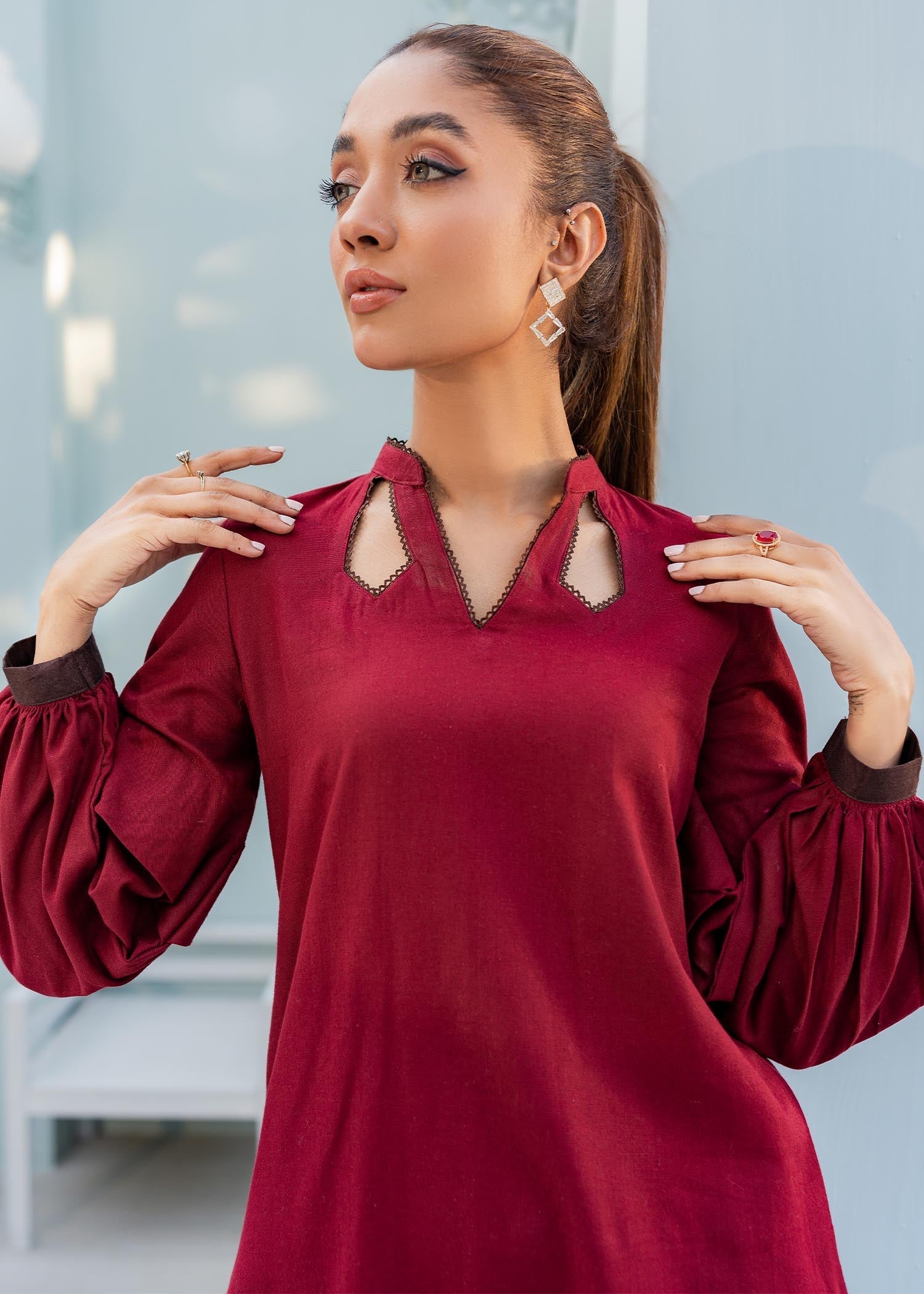 Ghonche Rose Women 2pcs