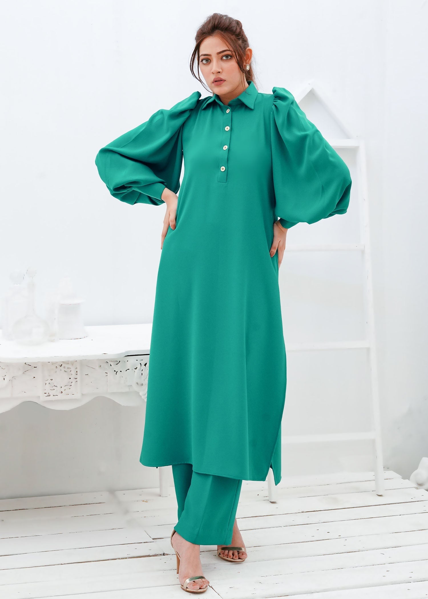 Zar Crepe Suit Women 2pcs