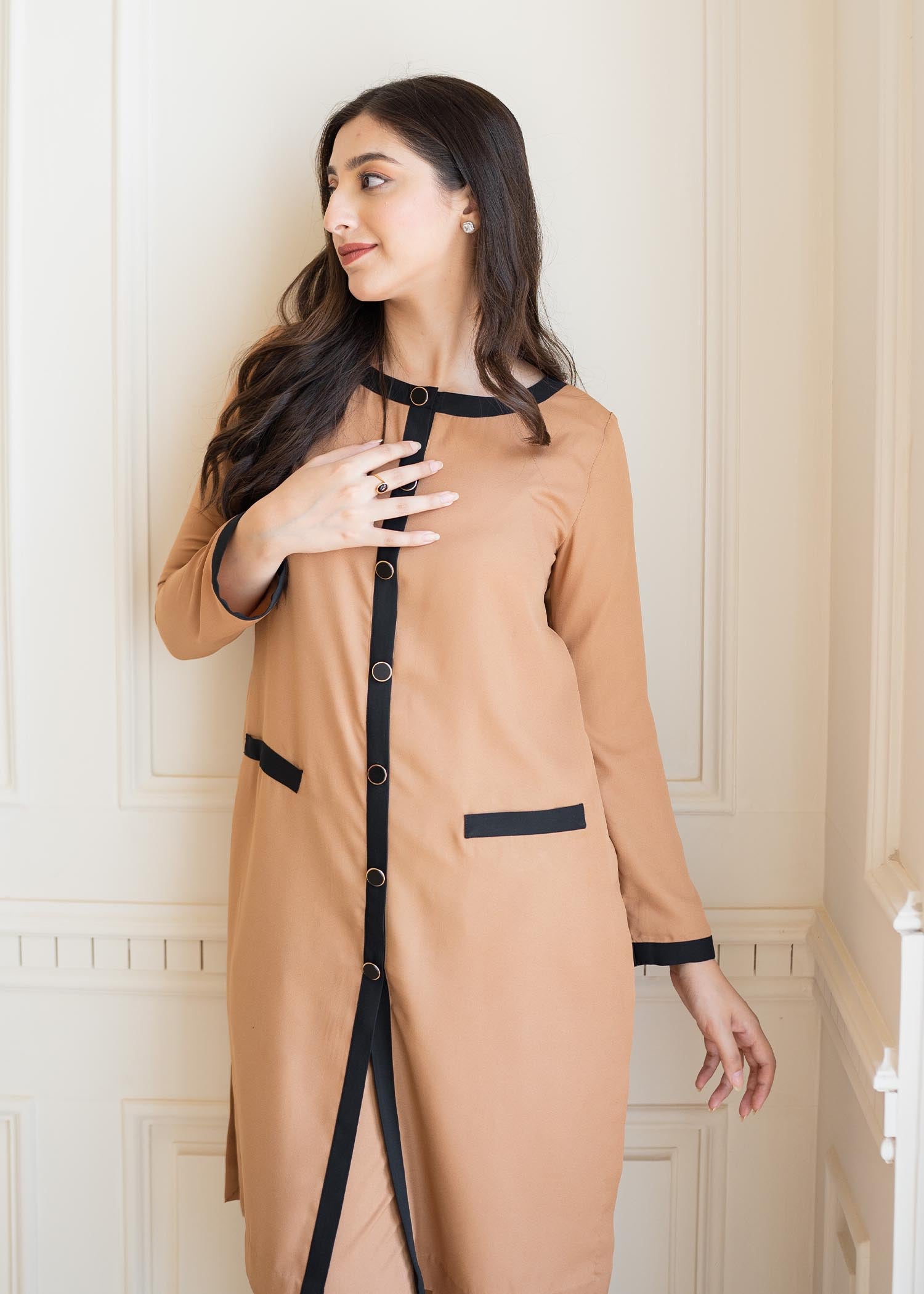 Aisling By Nirmal French Beige Women 2pcs