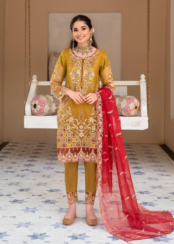 Zebaye US490 A MUSTARD(SB) Women 3pcs