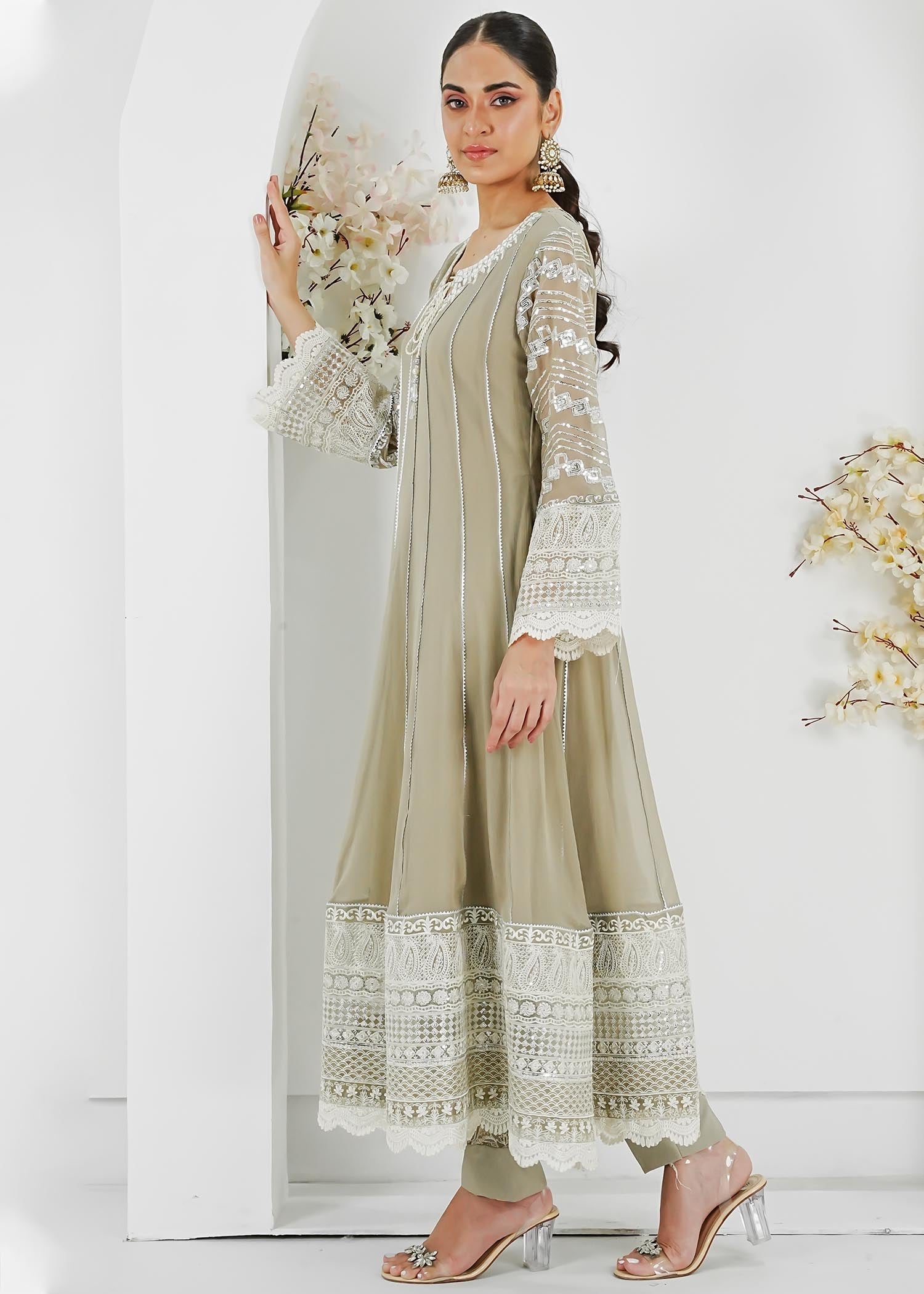 Manahils MAXI 121 SAND Women 3pcs