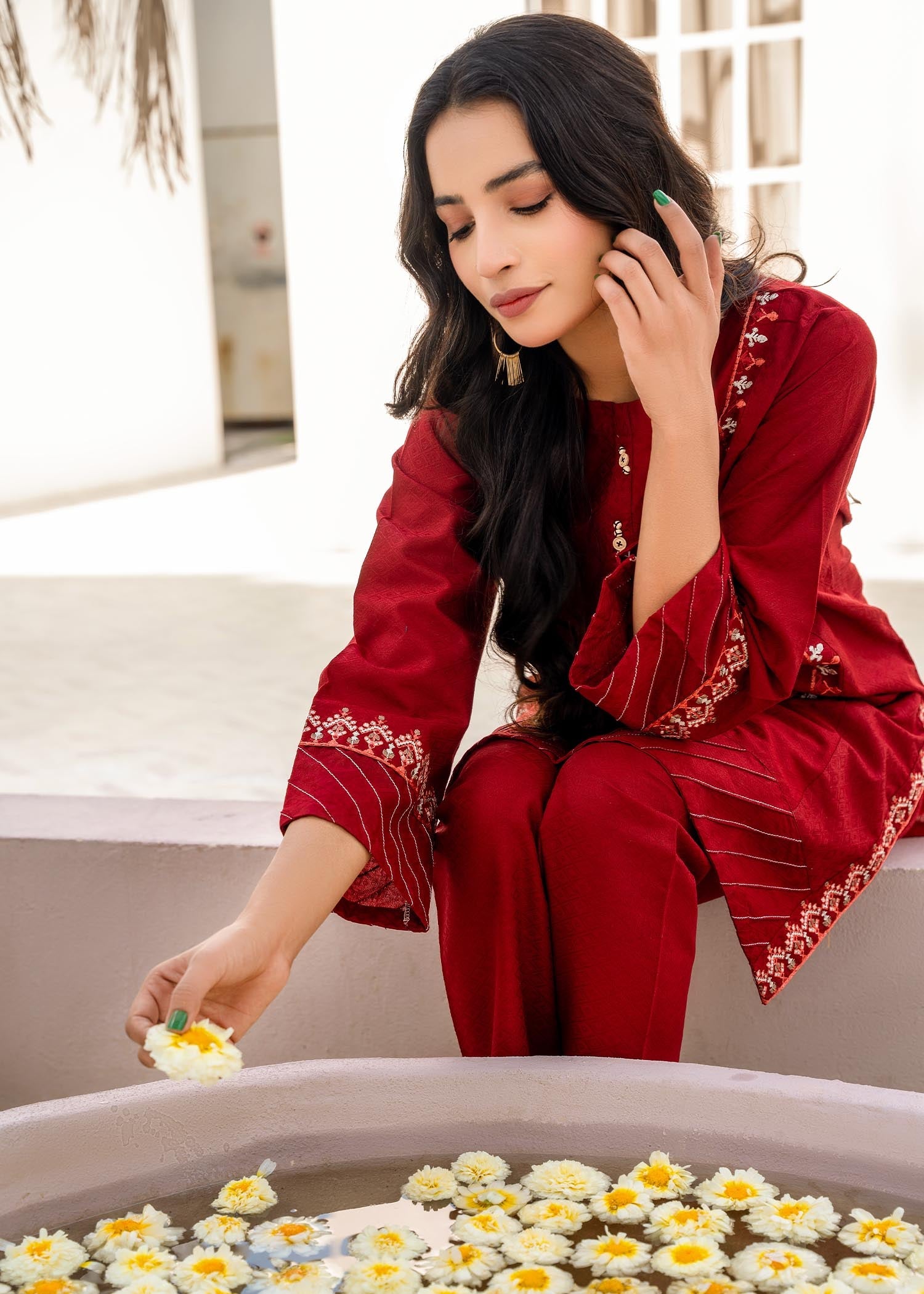 Rang Riwaj Stitched Jacquard Cotton 07 Women