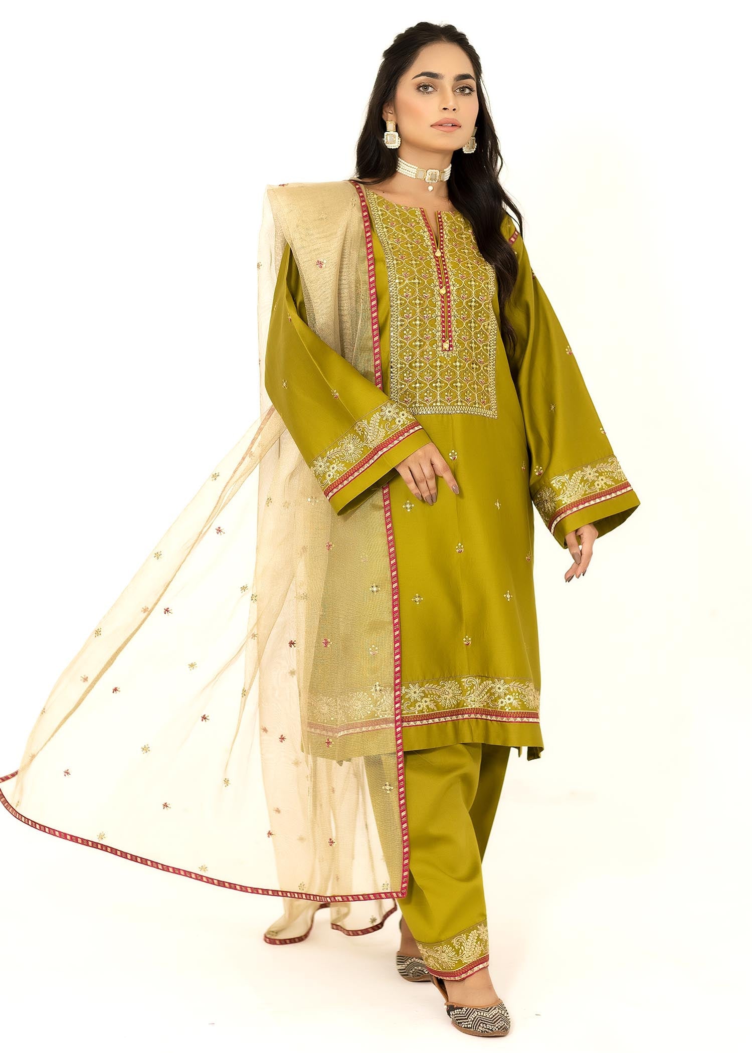 Meem Designs Olive Green Women 3pcs