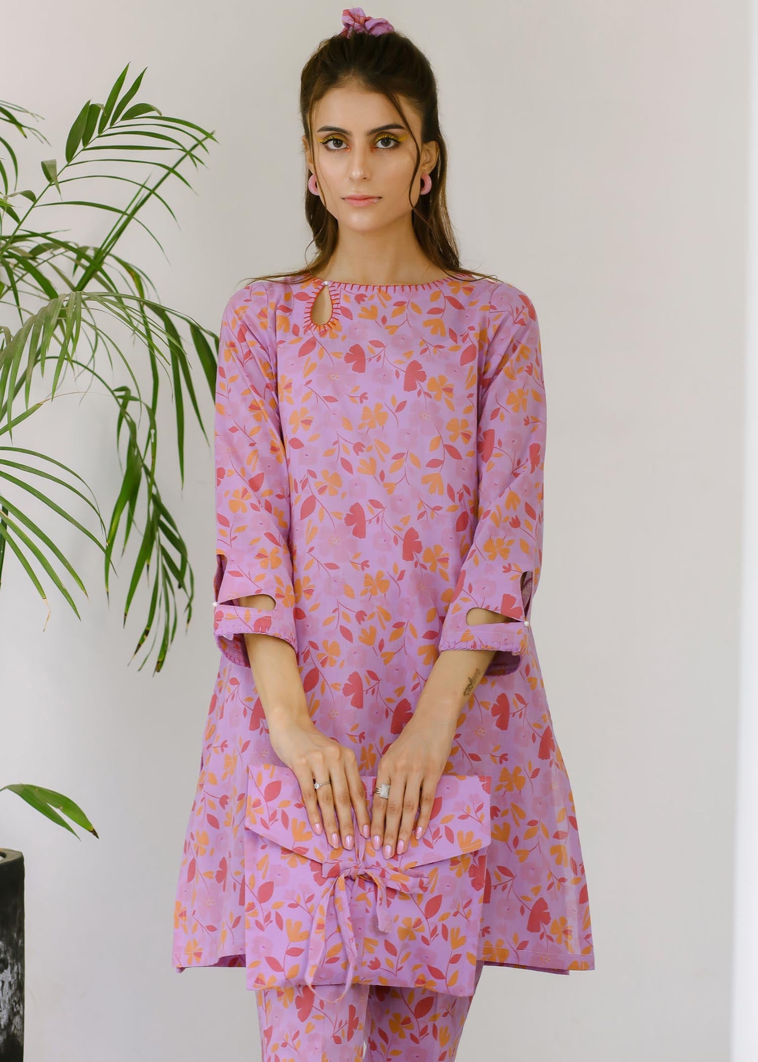 Shades By Abeeha Usman BRIGHT LILAC PRINT Women 2pcs