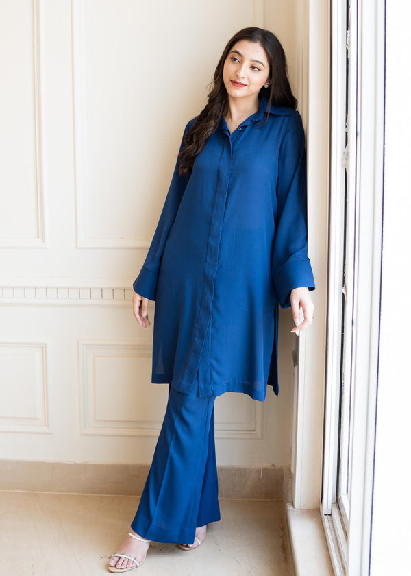 Aisling By Nirmal Cobalt Blue Women 2pcs