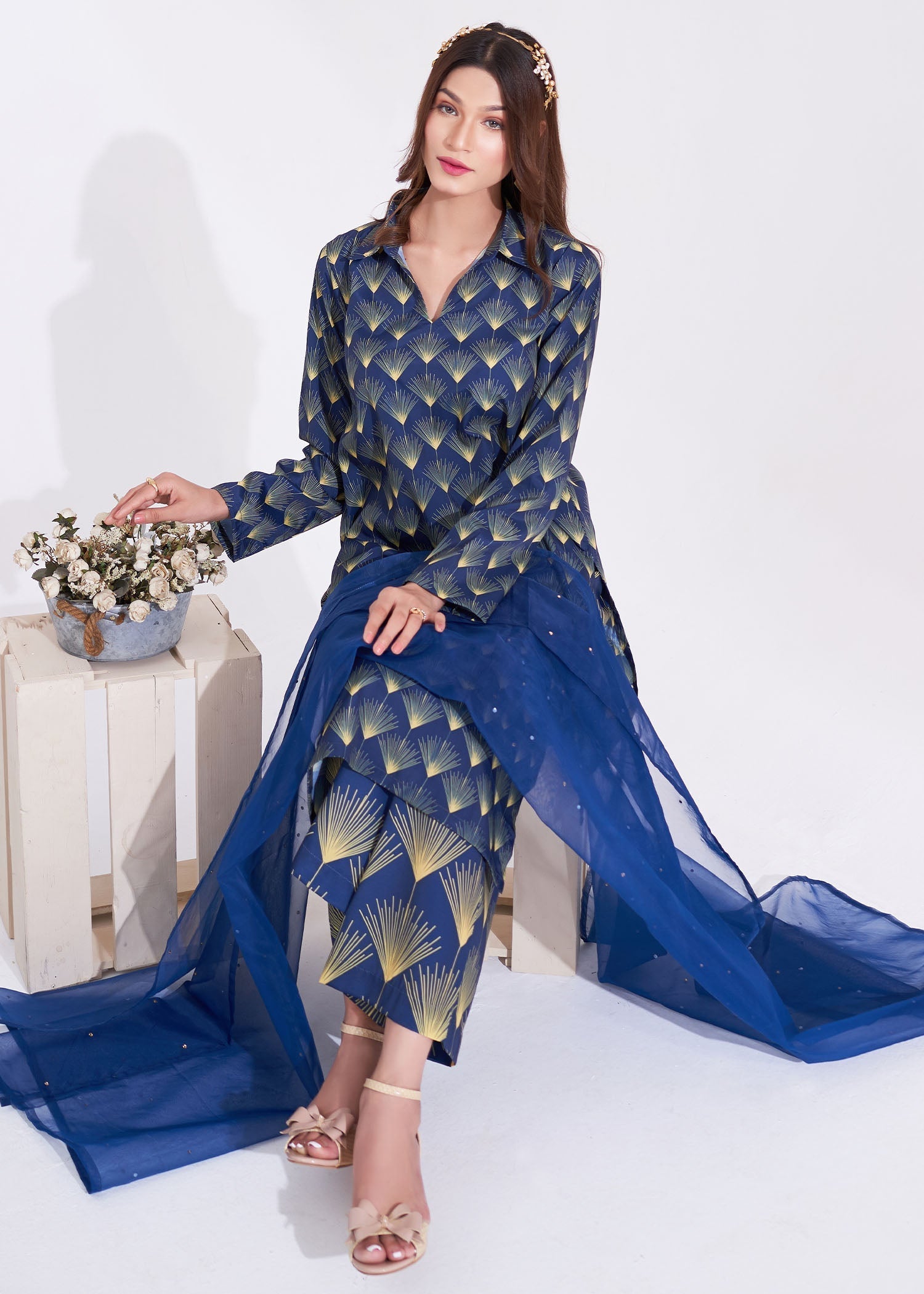 Ghonche Blue Moonshine Women 3pcs