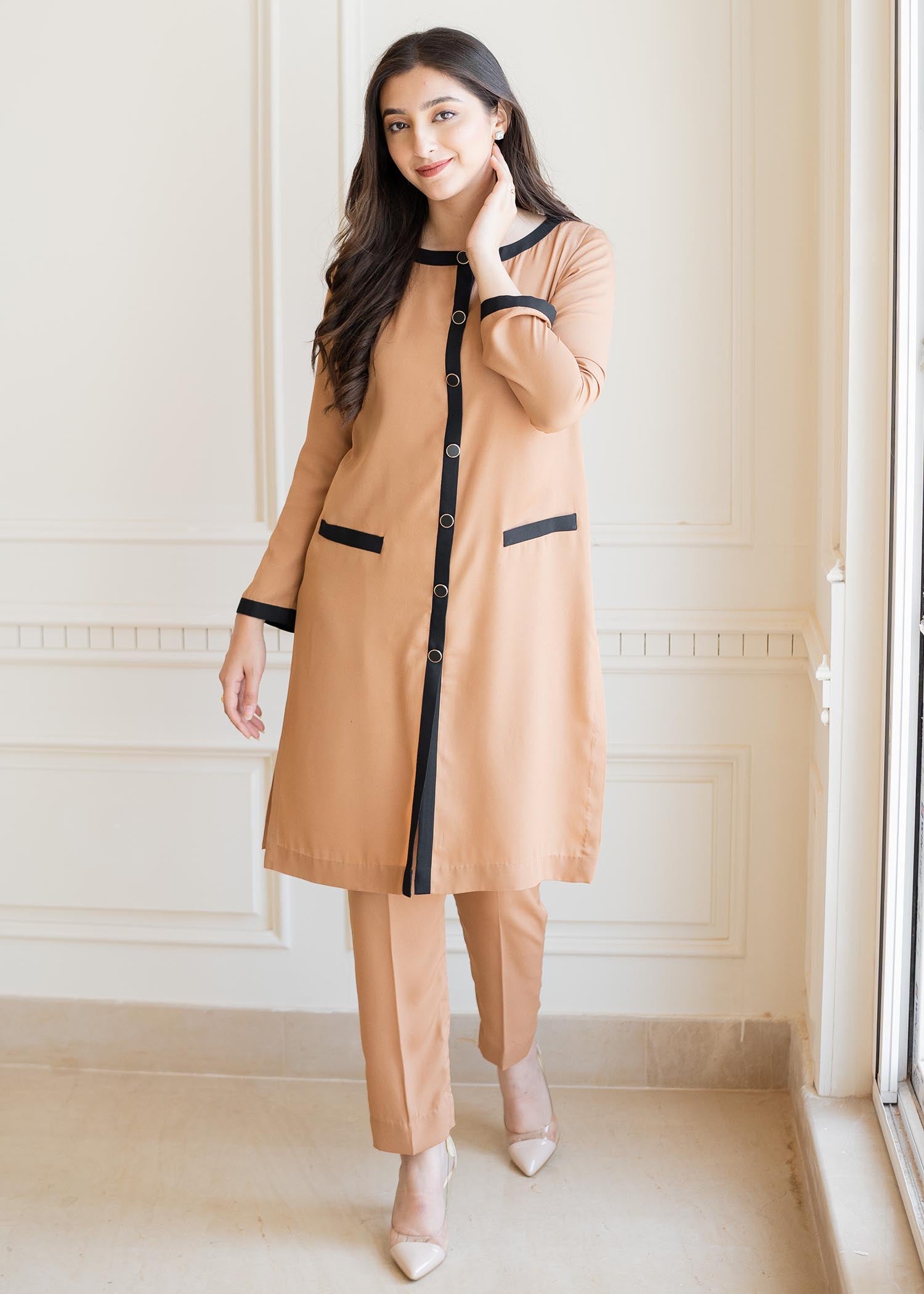 Aisling By Nirmal French Beige Women 2pcs