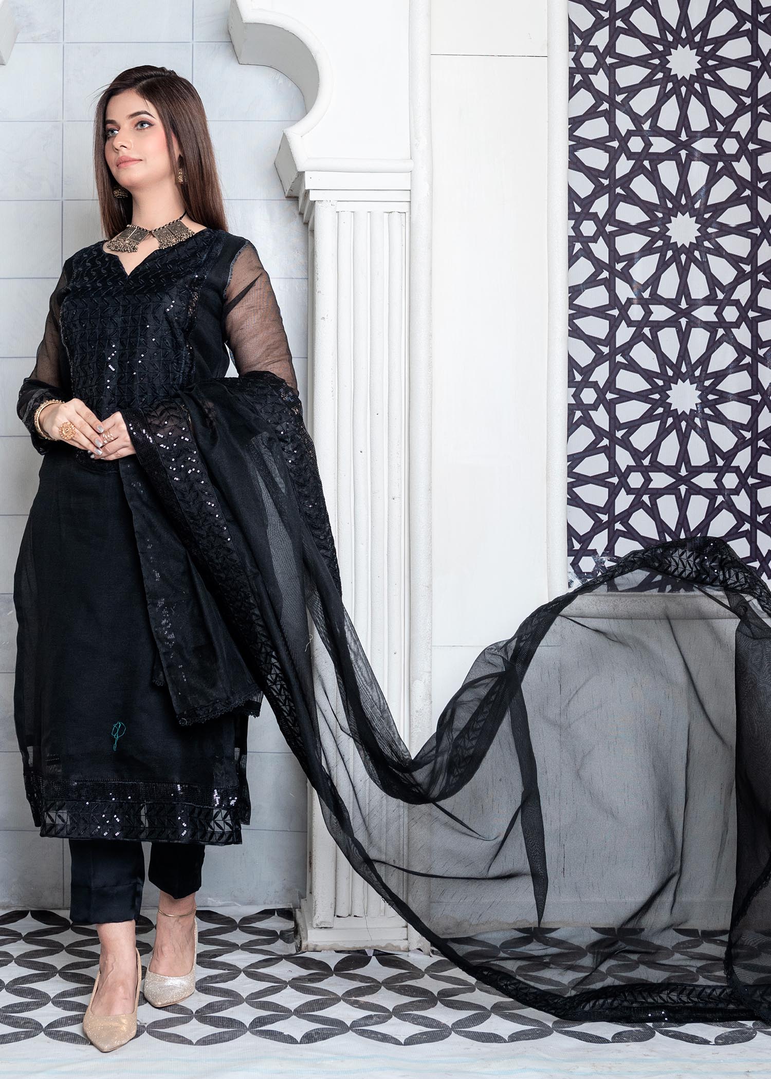 A&J Samreen 1 Women 3pcs