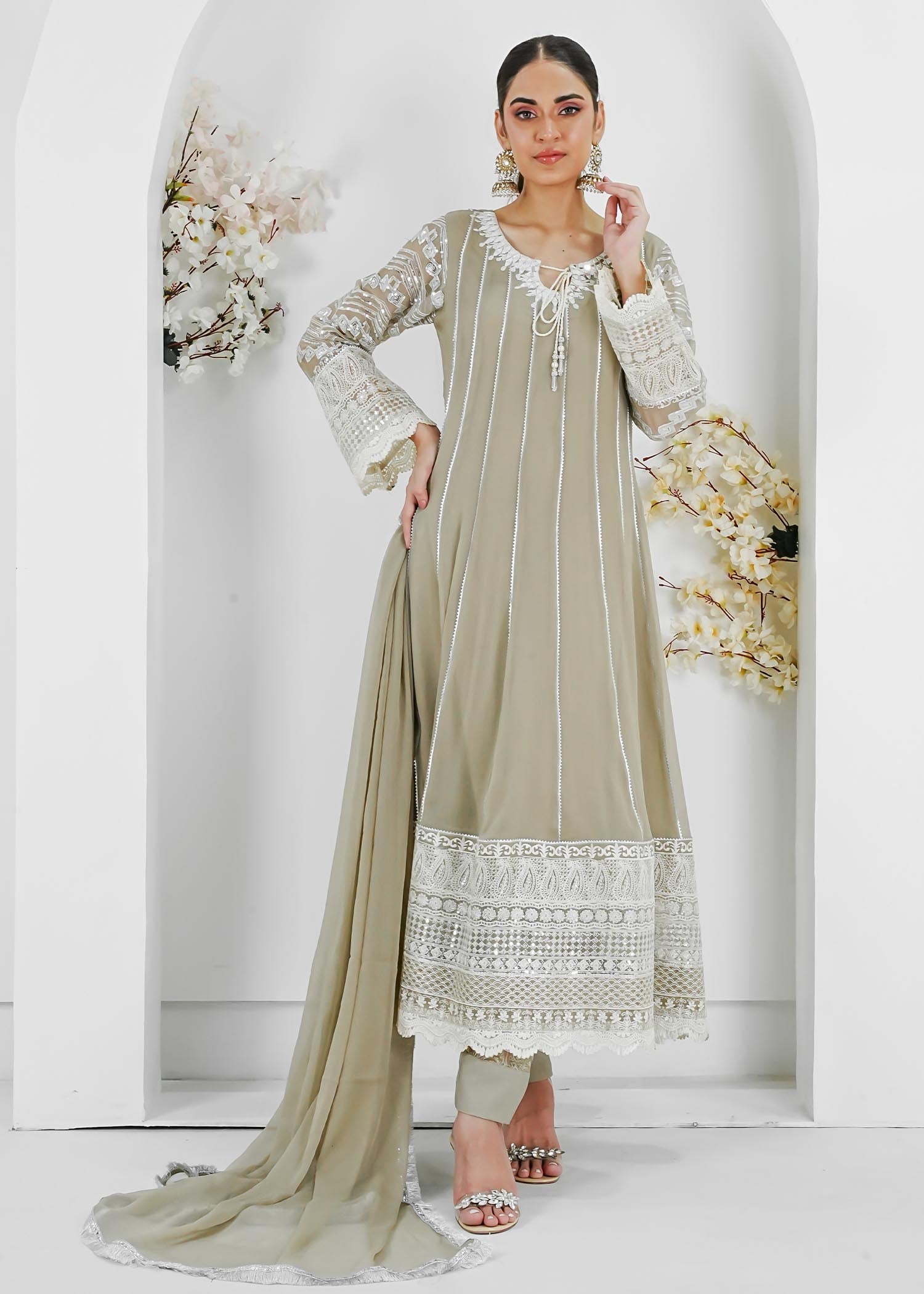 Manahils MAXI 121 SAND Women 3pcs