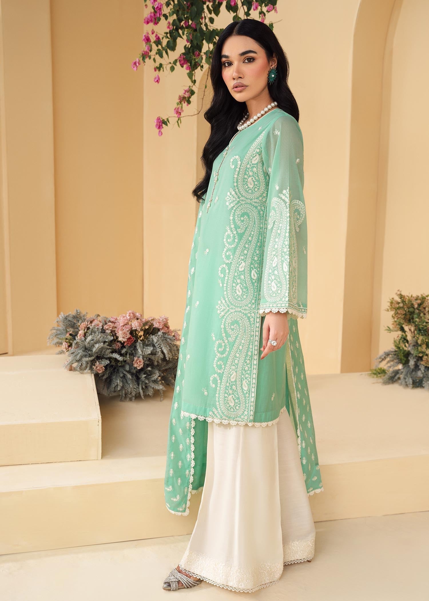 Rang-e-Haya Nehal (Ice Green) Women 4pcs