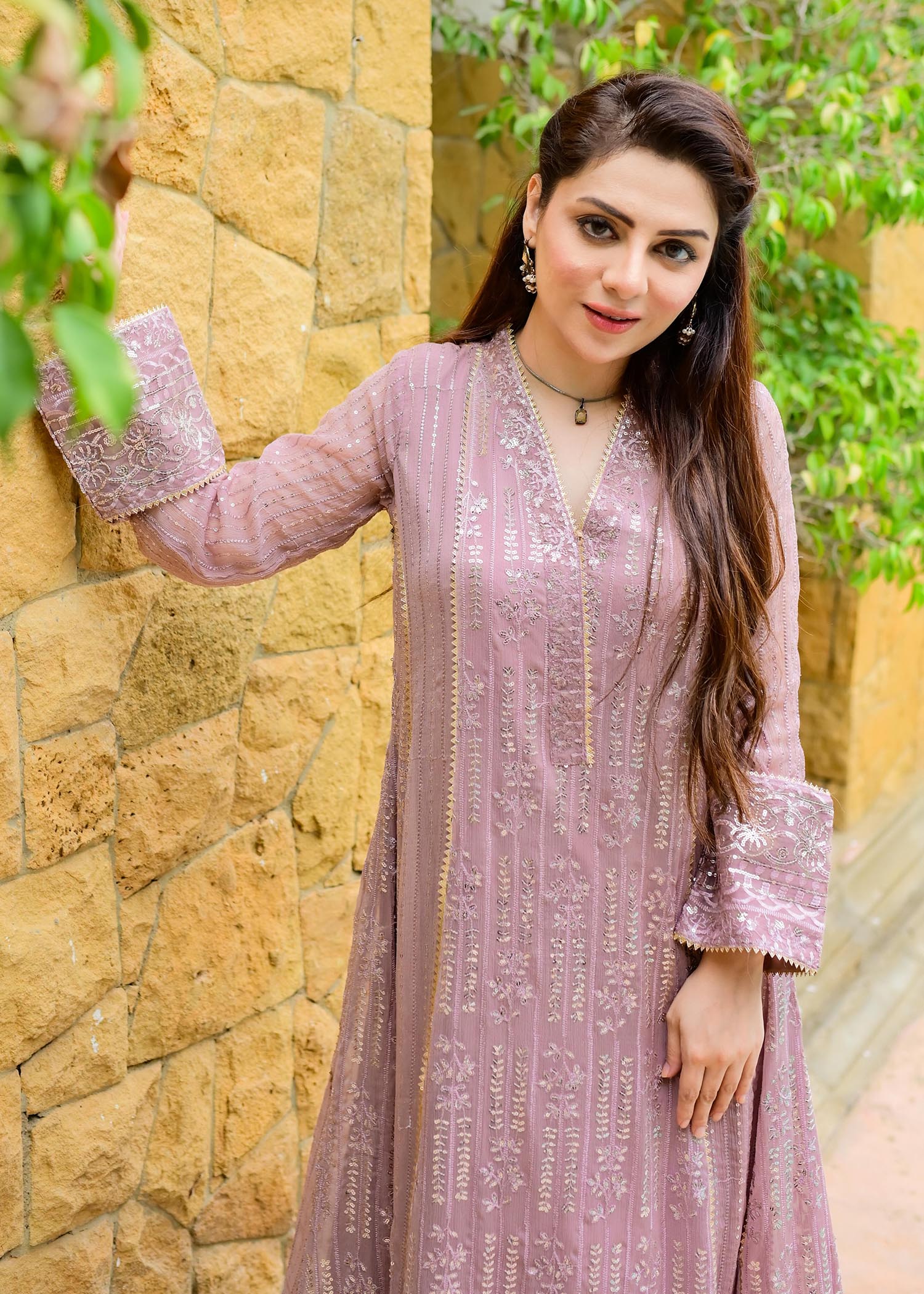 Manahils K 117 CEDAR LILAC Women 3pcs