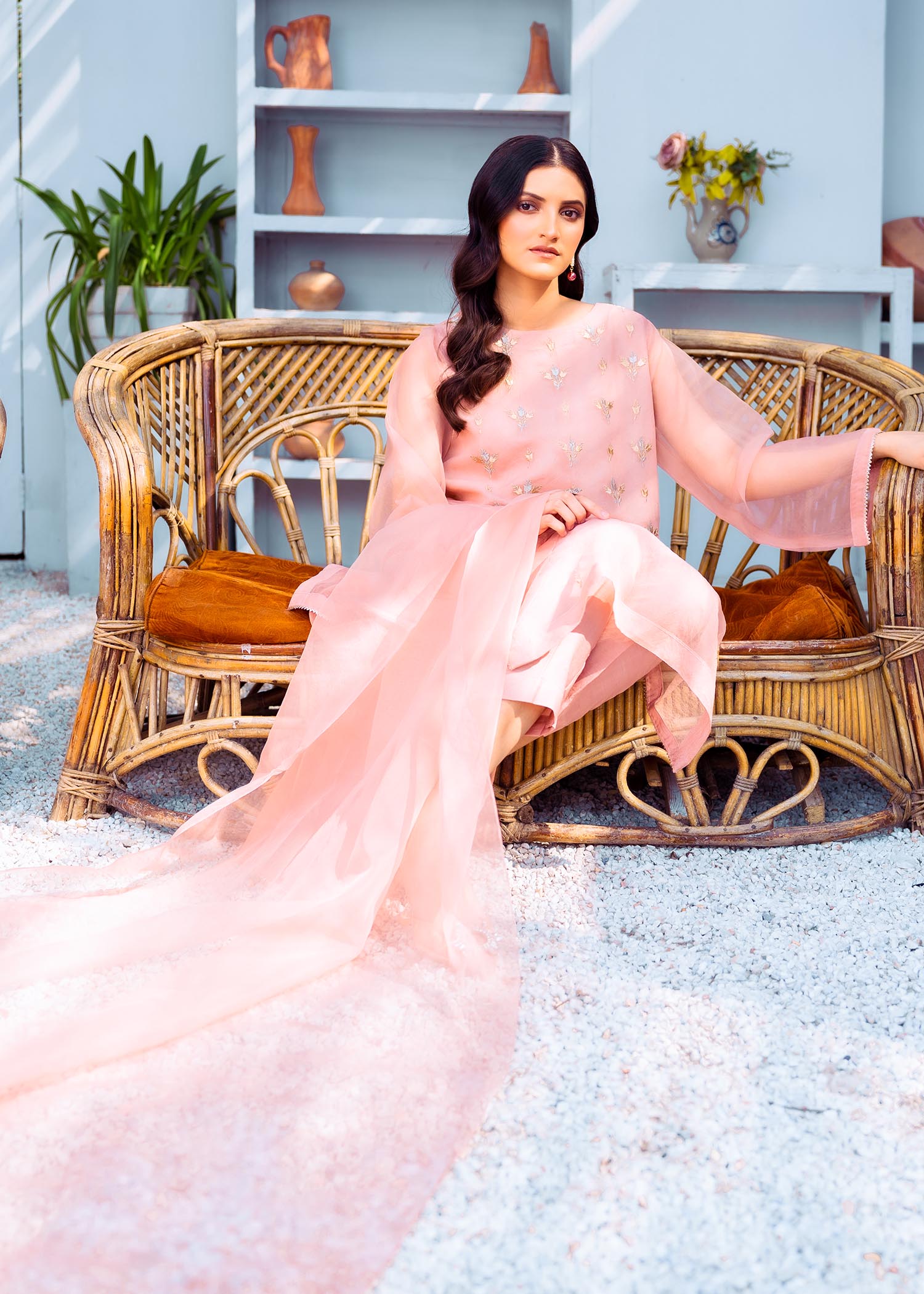 Pirzada Shaheryar Khan CHERRY LIME Women 4pcs