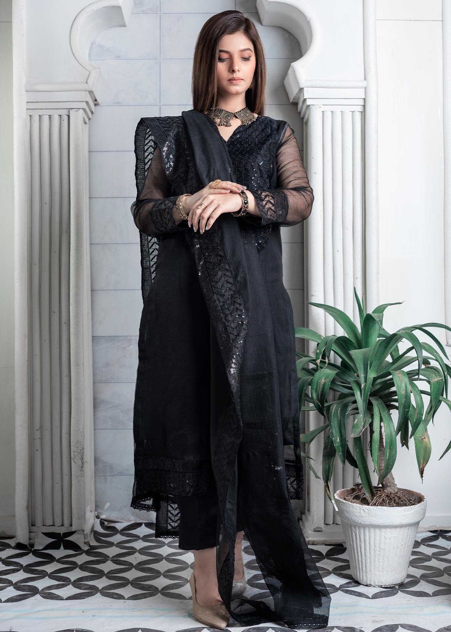 A&J Samreen 1 Women 3pcs