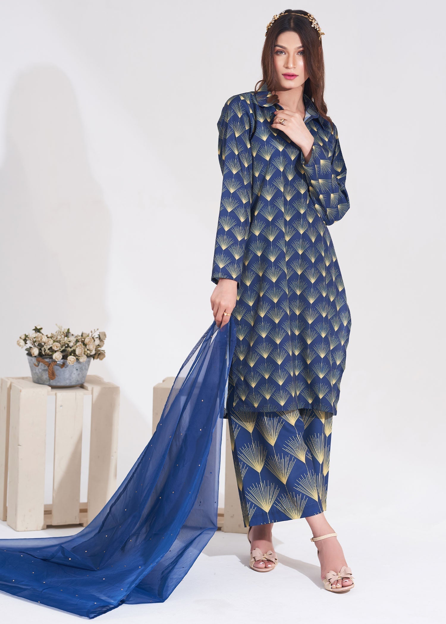 Ghonche Blue Moonshine Women 3pcs