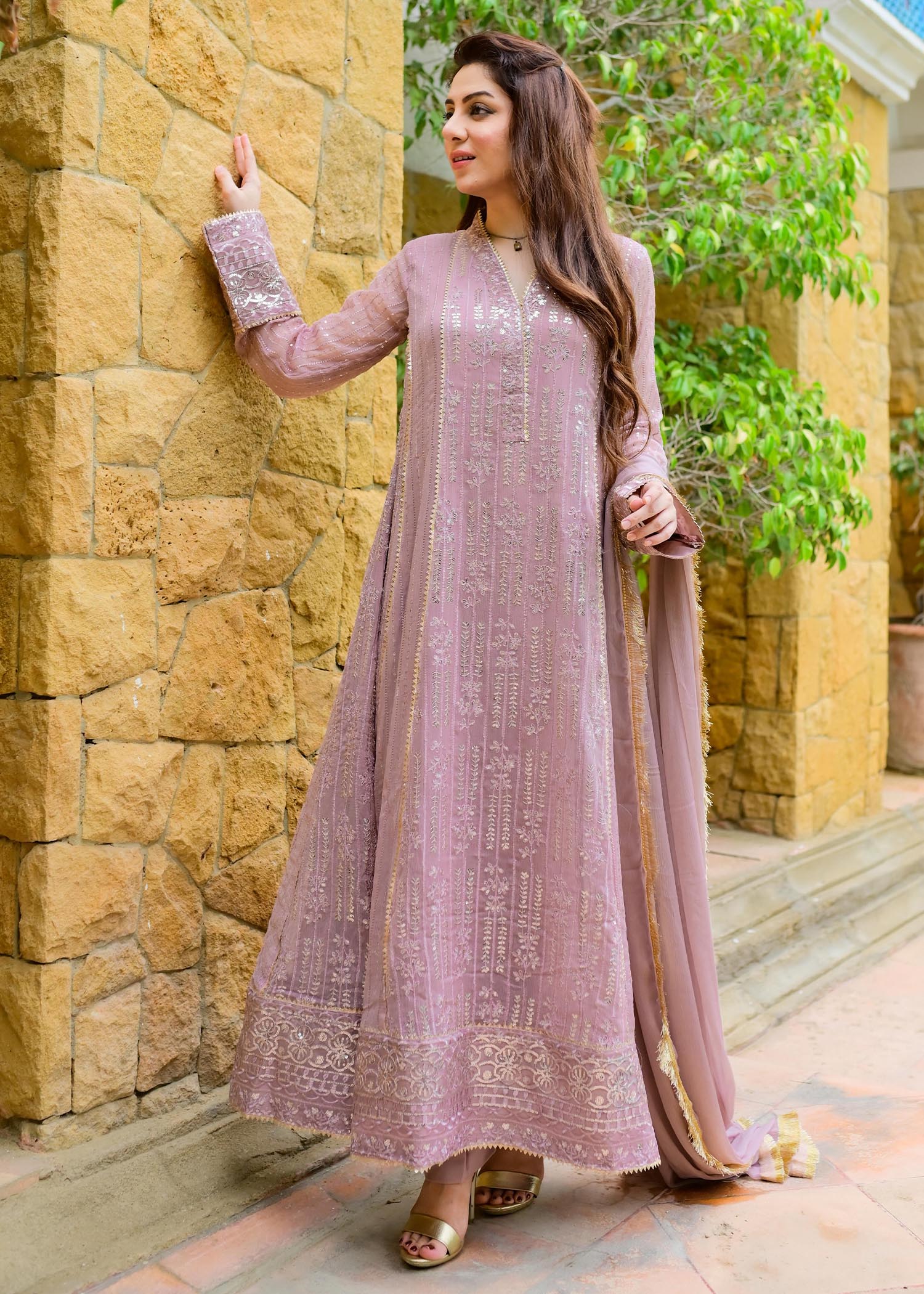 Manahils K 117 CEDAR LILAC Women 3pcs