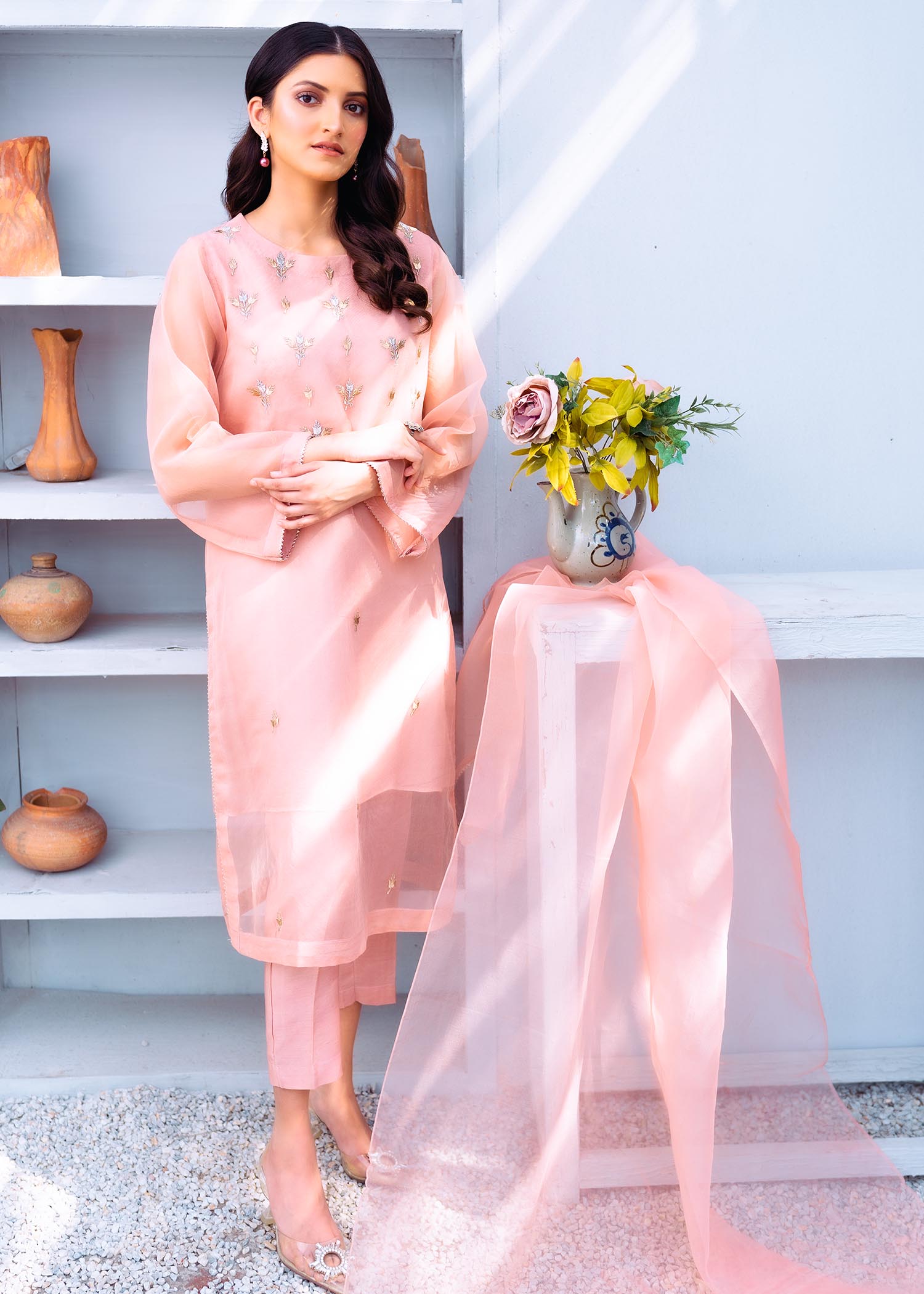 Pirzada Shaheryar Khan CHERRY LIME Women 4pcs