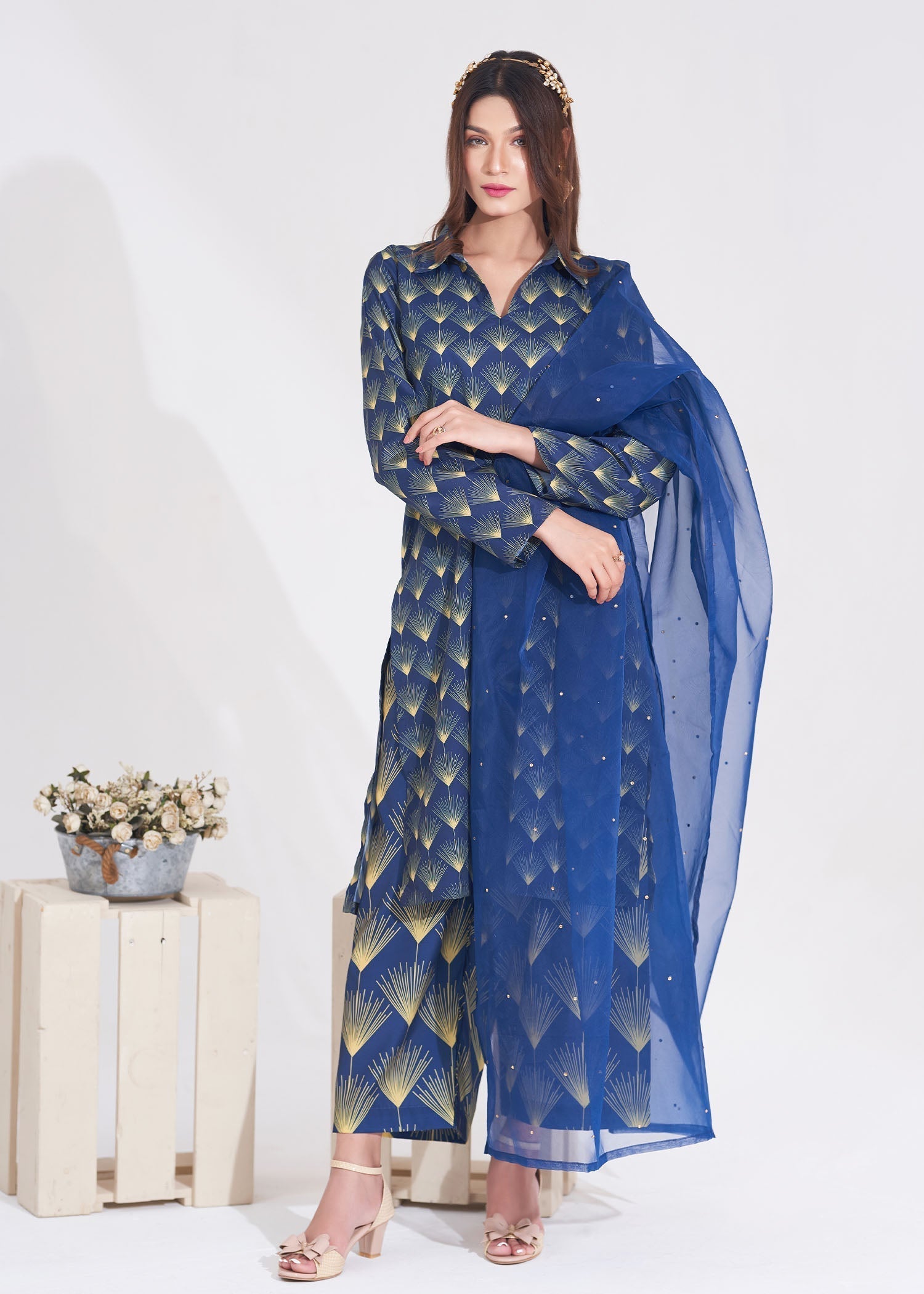 Ghonche Blue Moonshine Women 3pcs