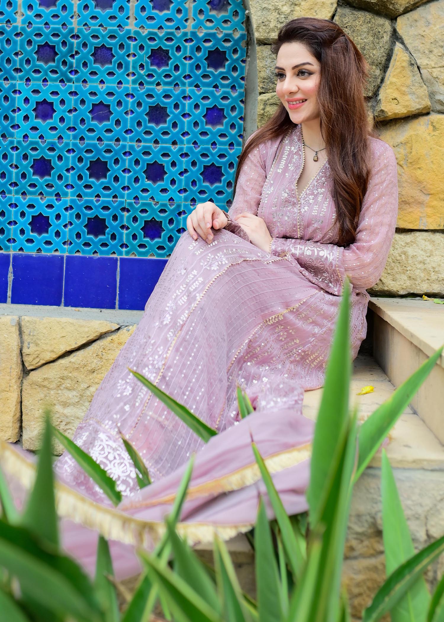 Manahils K 117 CEDAR LILAC Women 3pcs