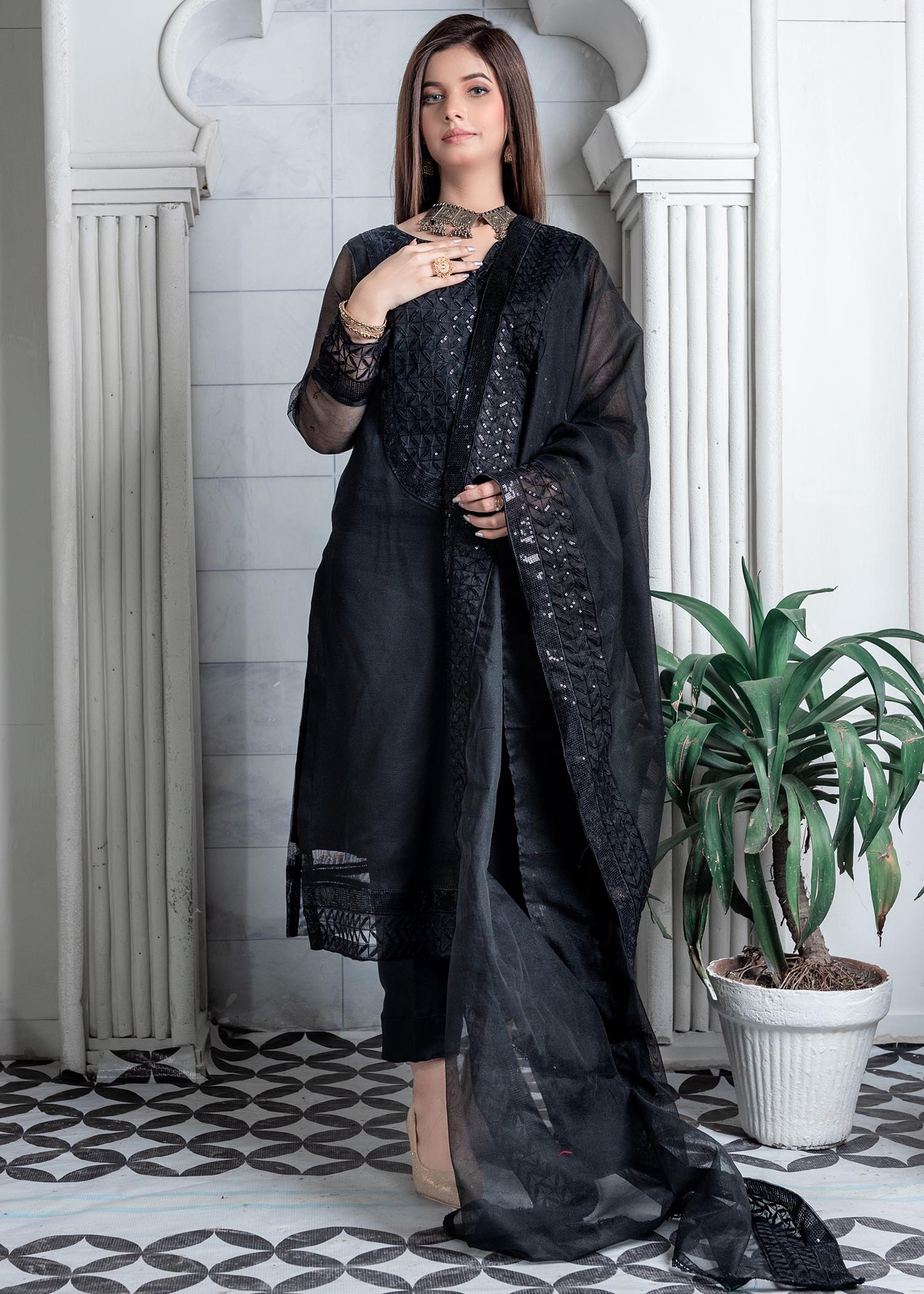 A&J Samreen 1 Women 3pcs