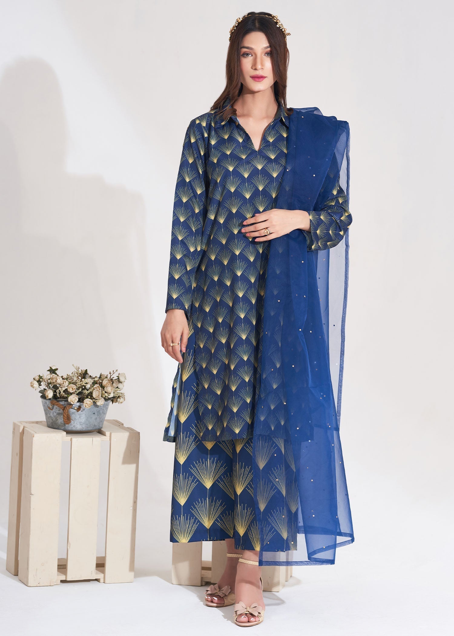 Ghonche Blue Moonshine Women 3pcs