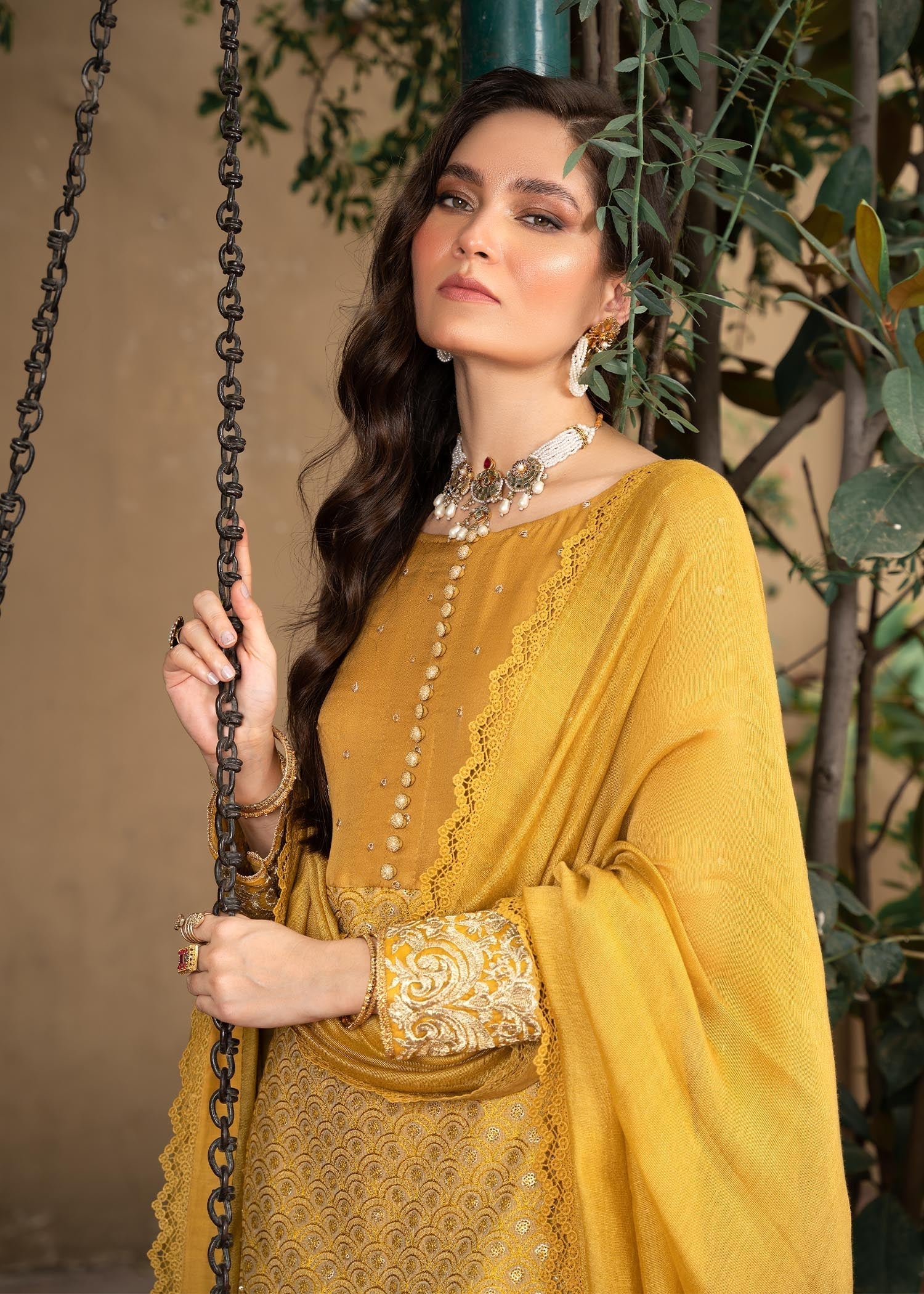 Rang-e-Haya Rang e Haya Zohra Mustard Women 4pcs