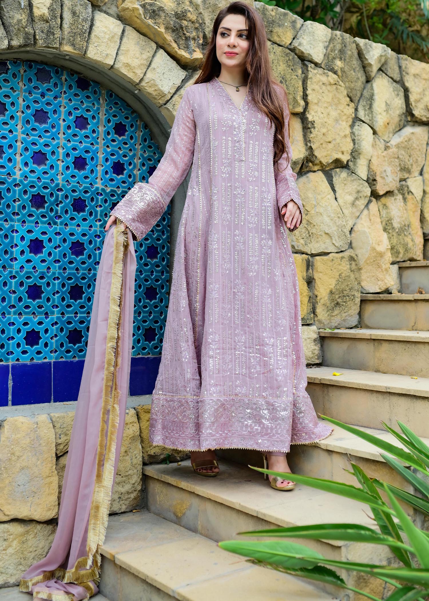 Manahils K 117 CEDAR LILAC Women 3pcs