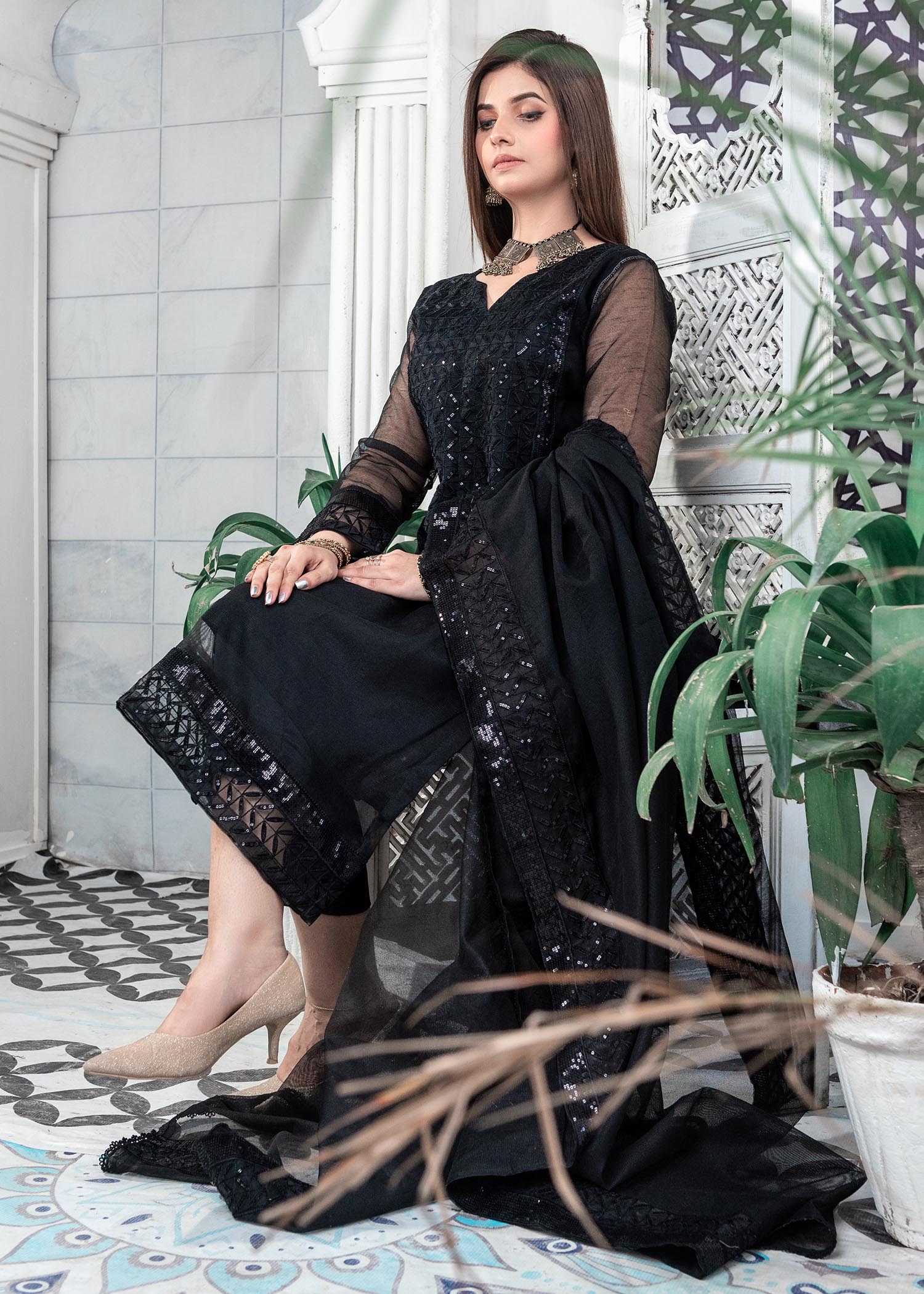 A&J Samreen 1 Women 3pcs